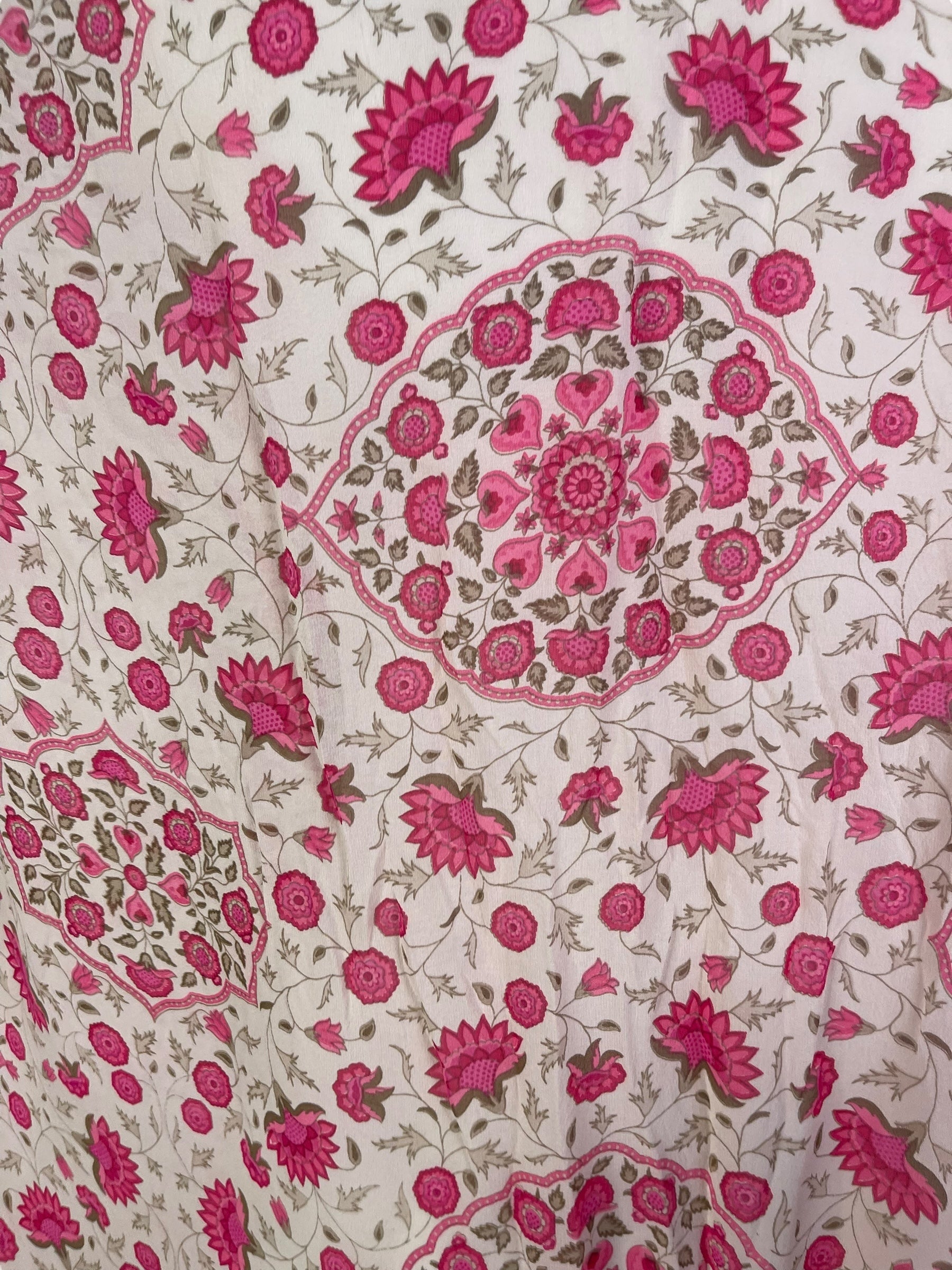 REVOLUTIONHER PRG6793 Sheer Avatar Pure Silk Maxi Kaftan