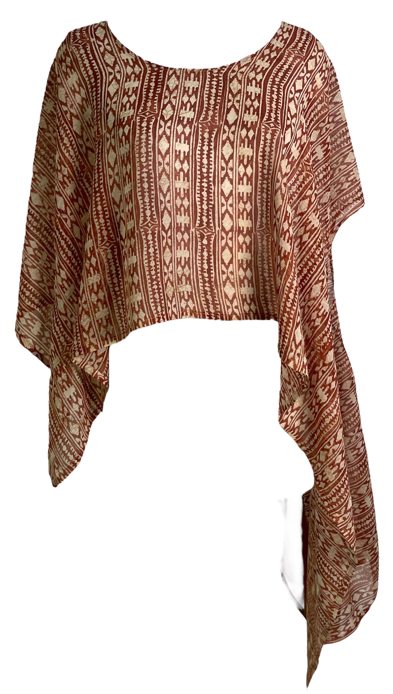 PRG6486 Sheer Avatar Pure Silk Versatile Vest