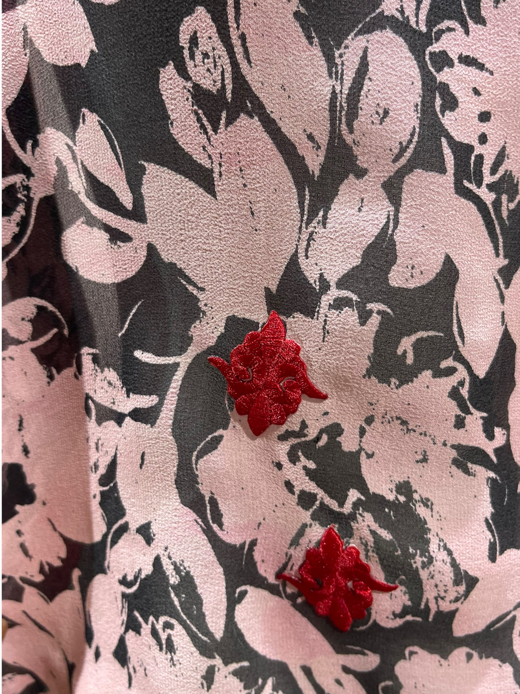 LADY LUCK PRG5771 Sheer Avatar Pure Silk Boxy Top