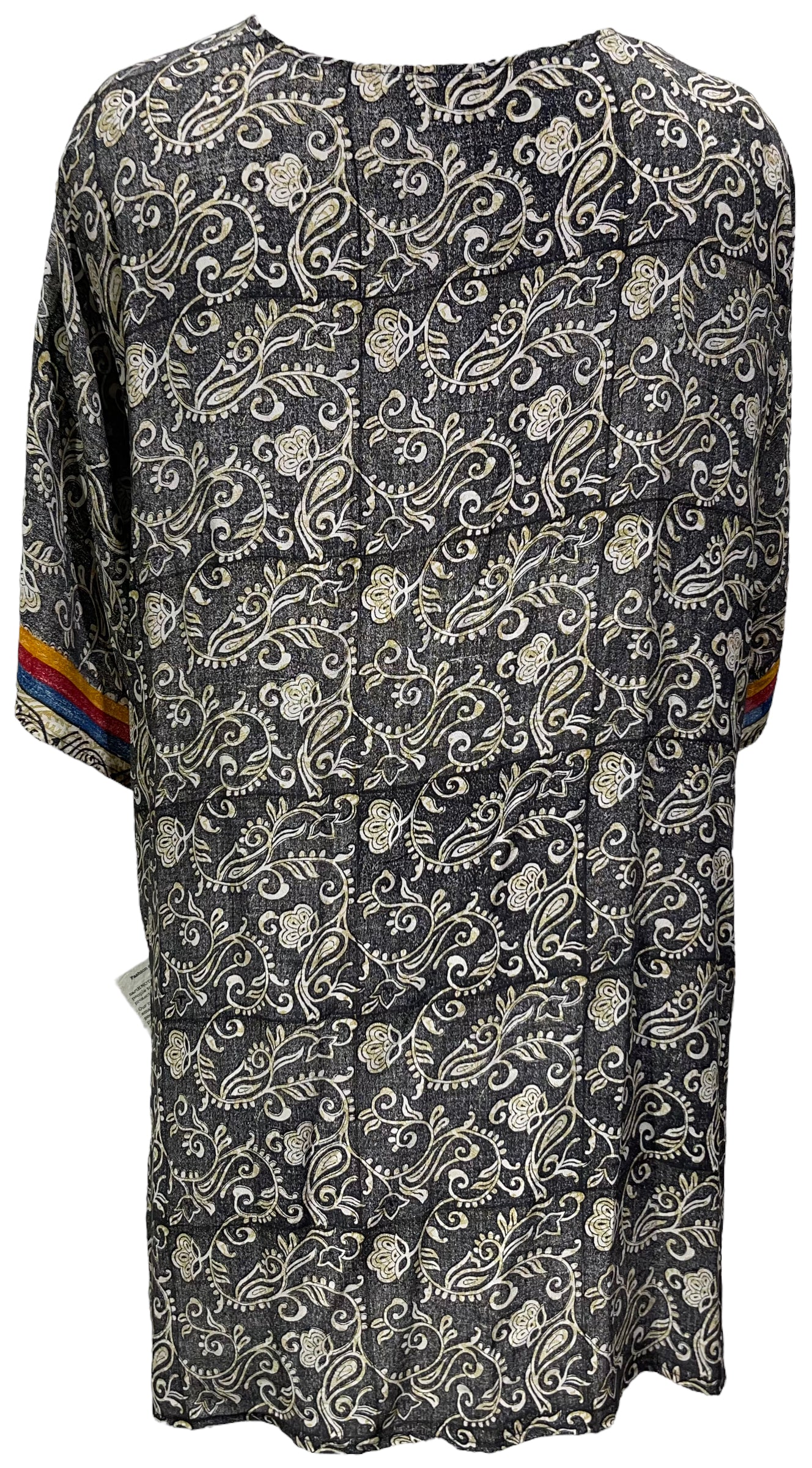PRC3681 Nirvana Pure Silk Kimono-Sleeved Jacket with Belt