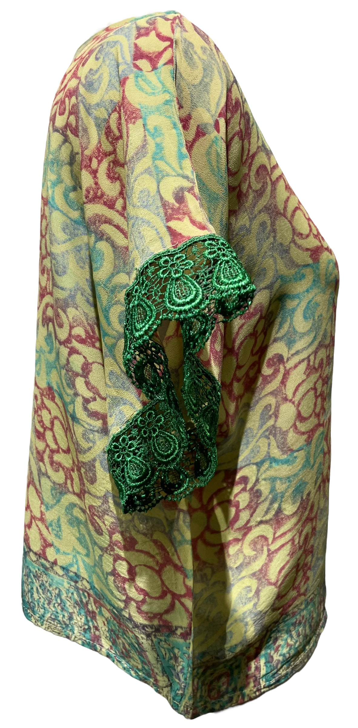 FINAL SALE PRC2014A Avatar Pure Silk Boxy Top