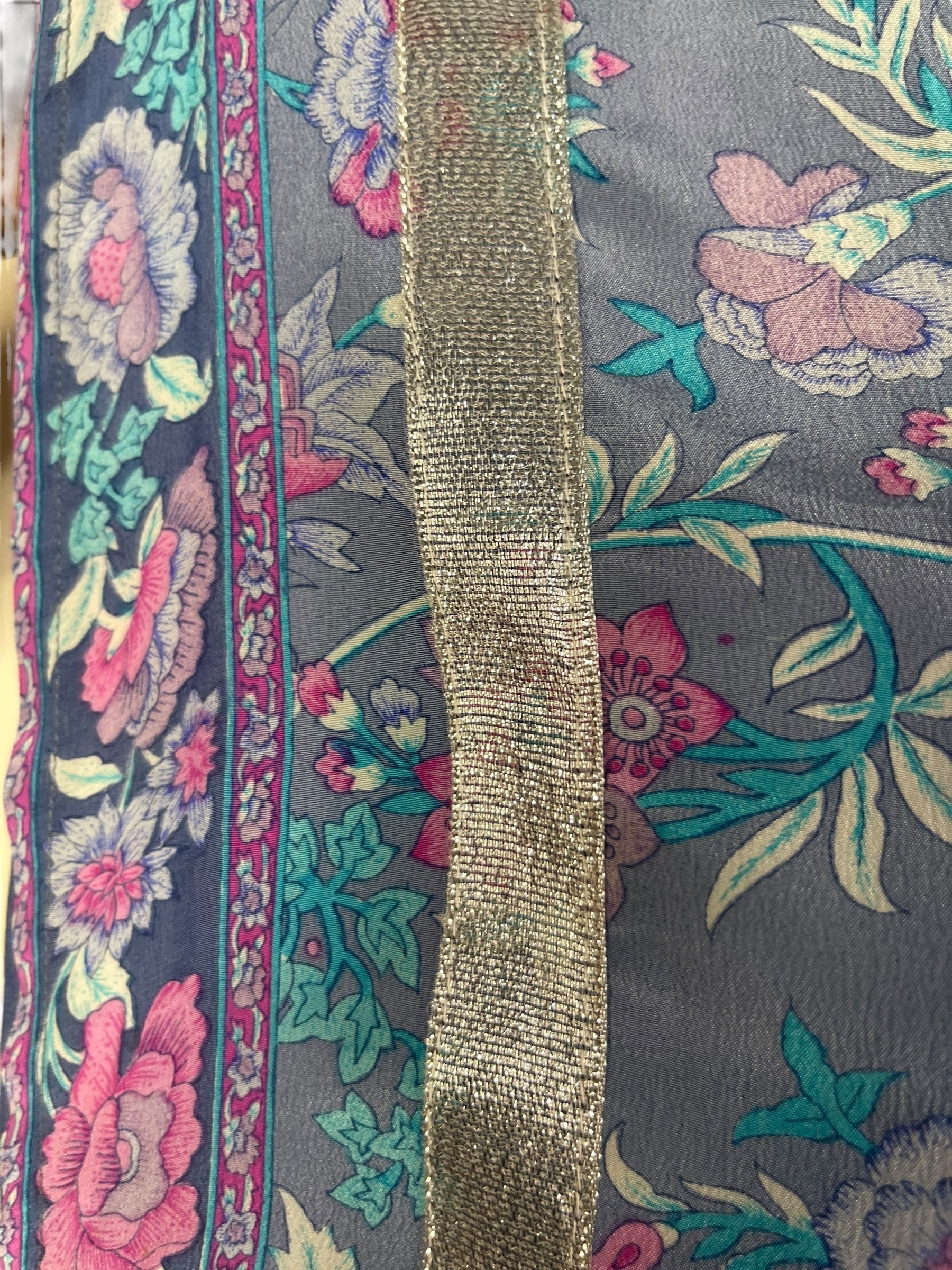 PRC7167 Avatar Pure Silk Long Tunic with Side Ties