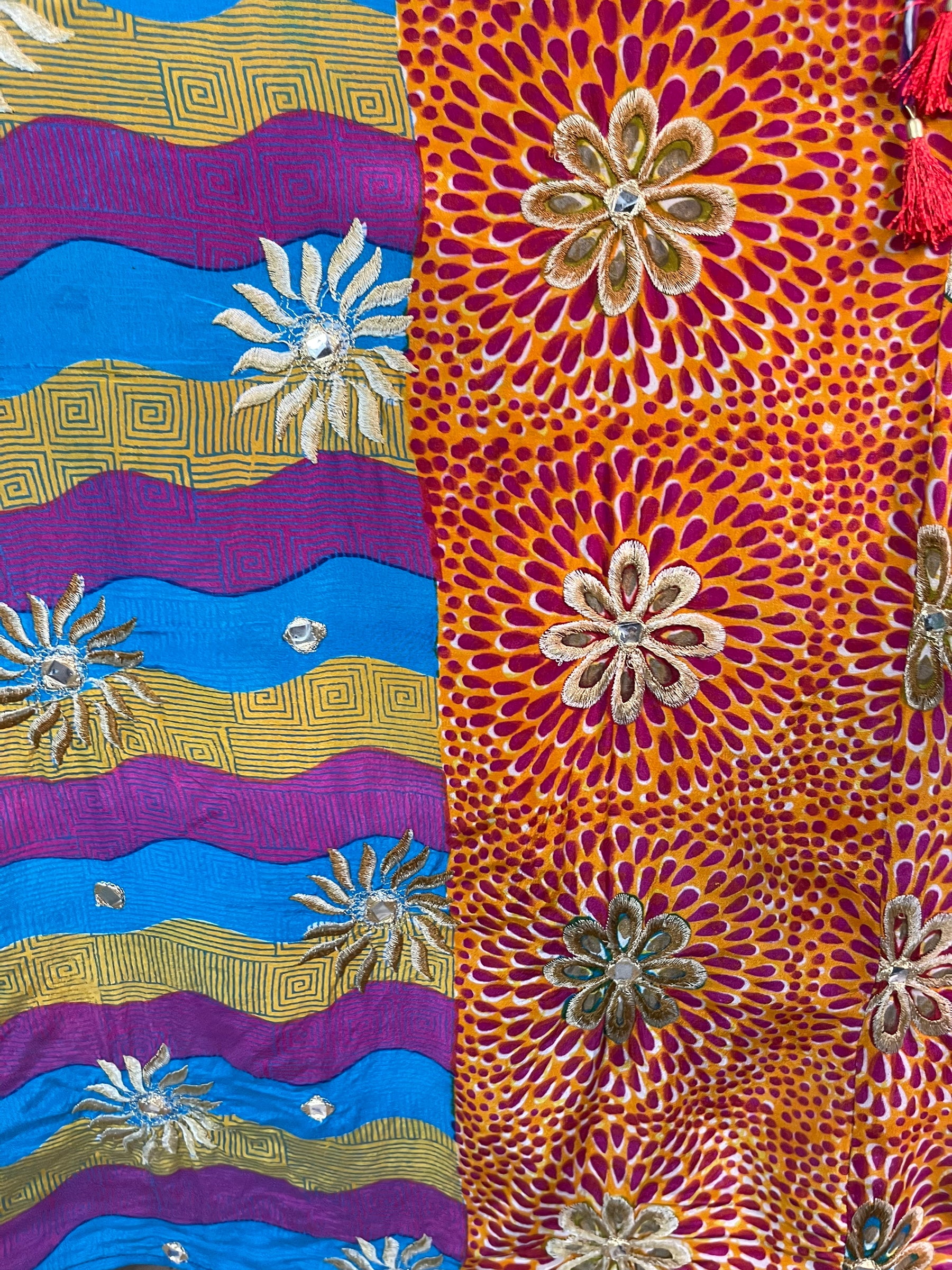 REVOLUTIONHER PRC6415 Avatar Pure Silk Maxi Kaftan