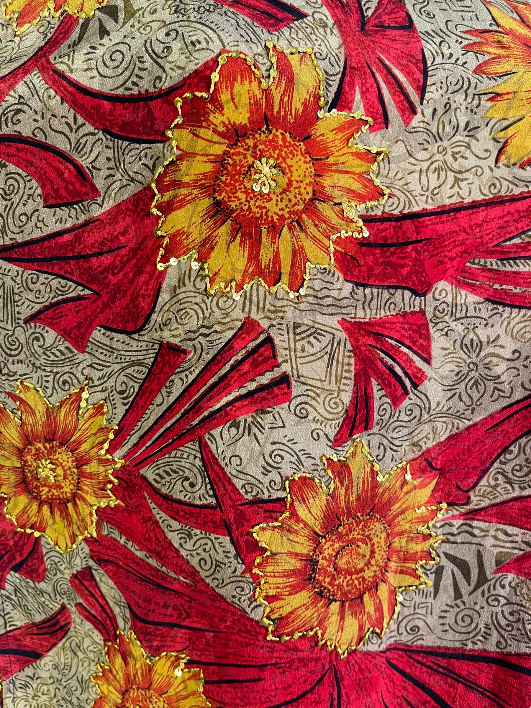 REVOLUTIONHER PRC6688 Avatar Pure Silk Side Slit Top