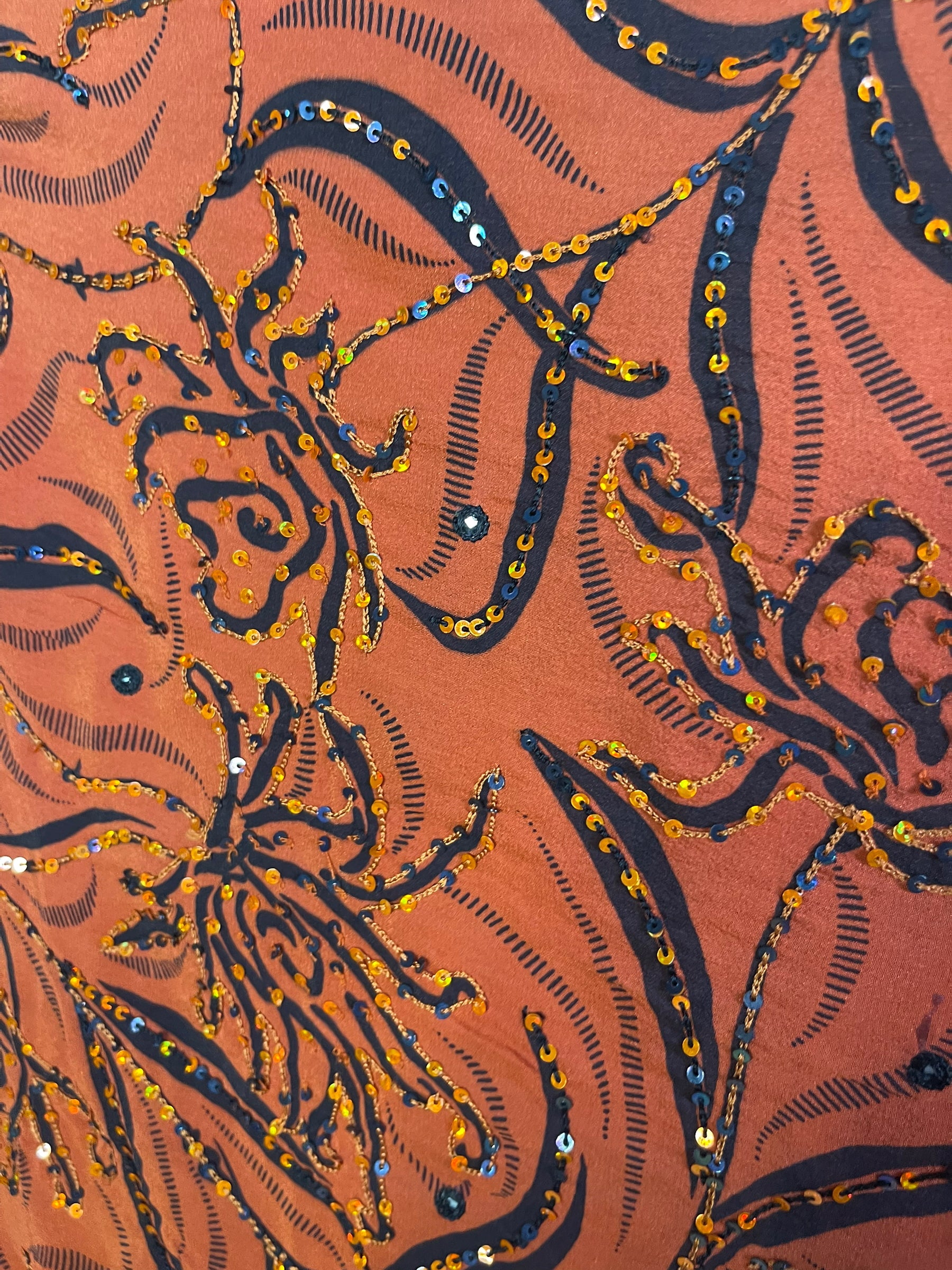 PRC6580 Avatar Pure Silk Maxi Dress with Belt