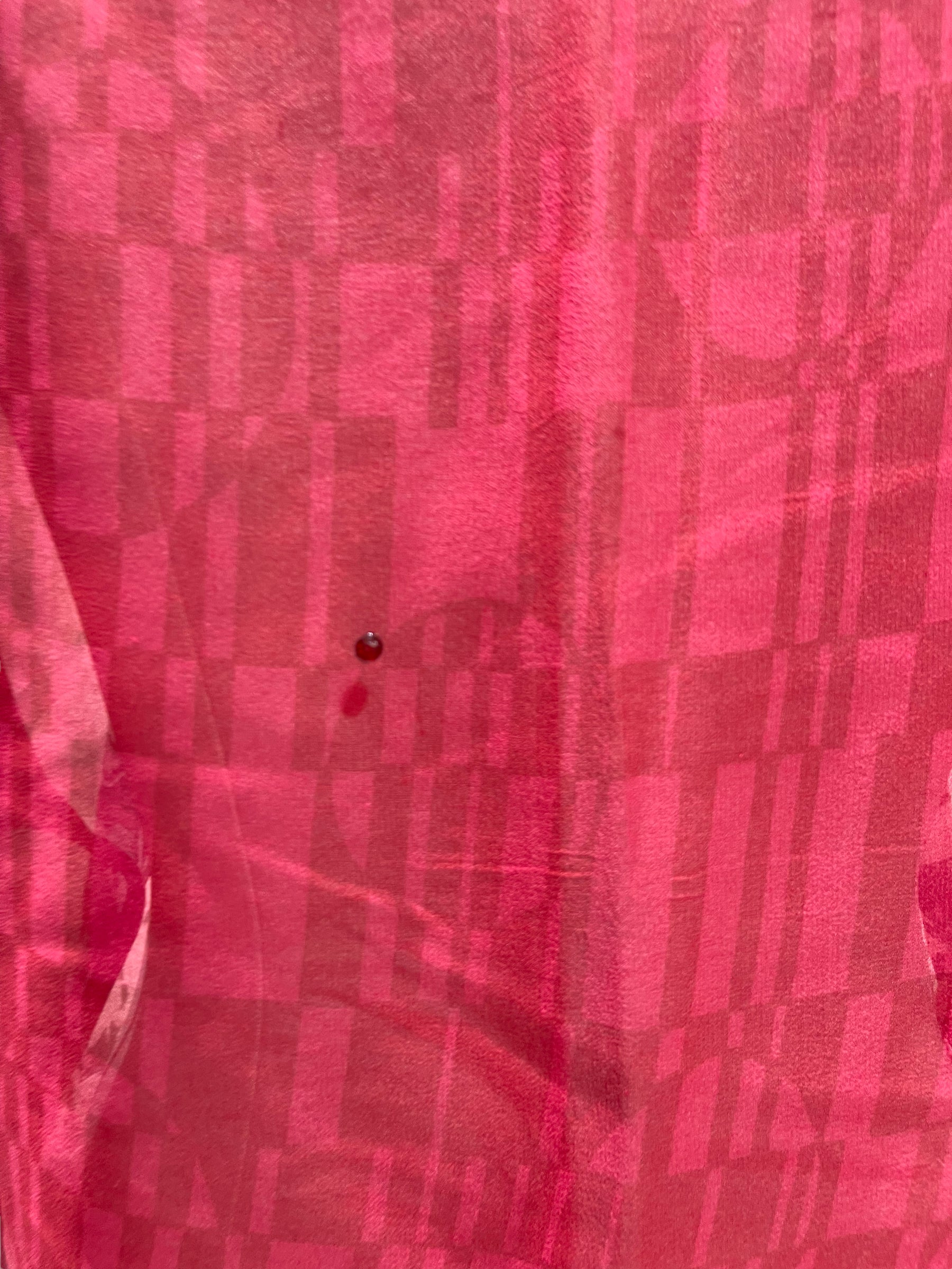 LADY LUCK PRG5771 Sheer Avatar Pure Silk Boxy Top