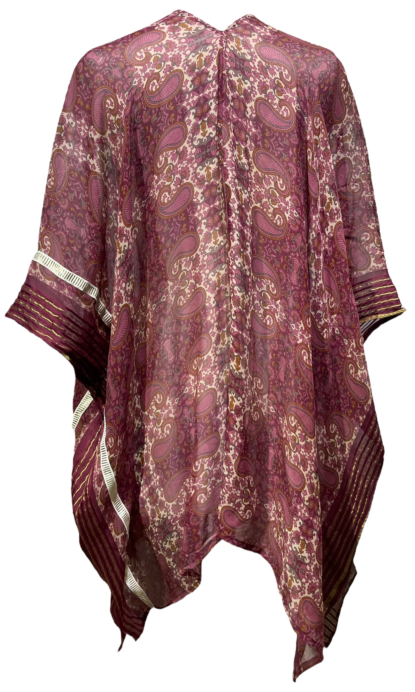 PRG5173 Sheer Avatar Pure Silk Cardigan