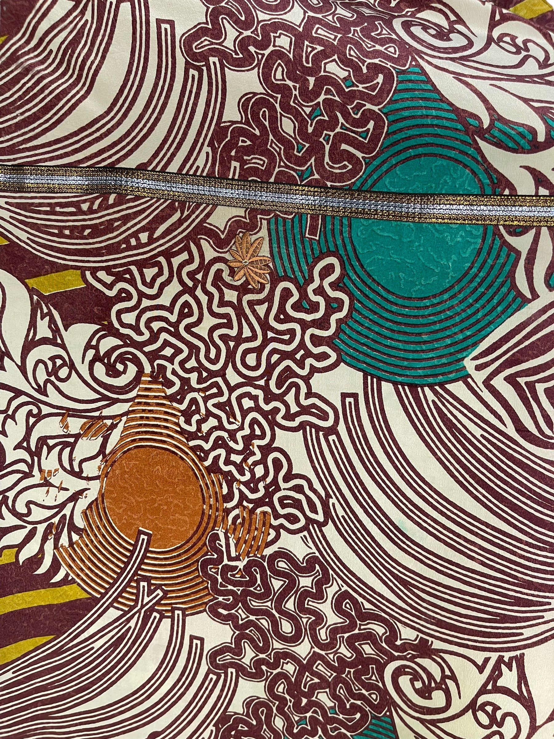 PRC6109 Wabi Sabi Pure Silk Short Kaftan Tunic without Slits