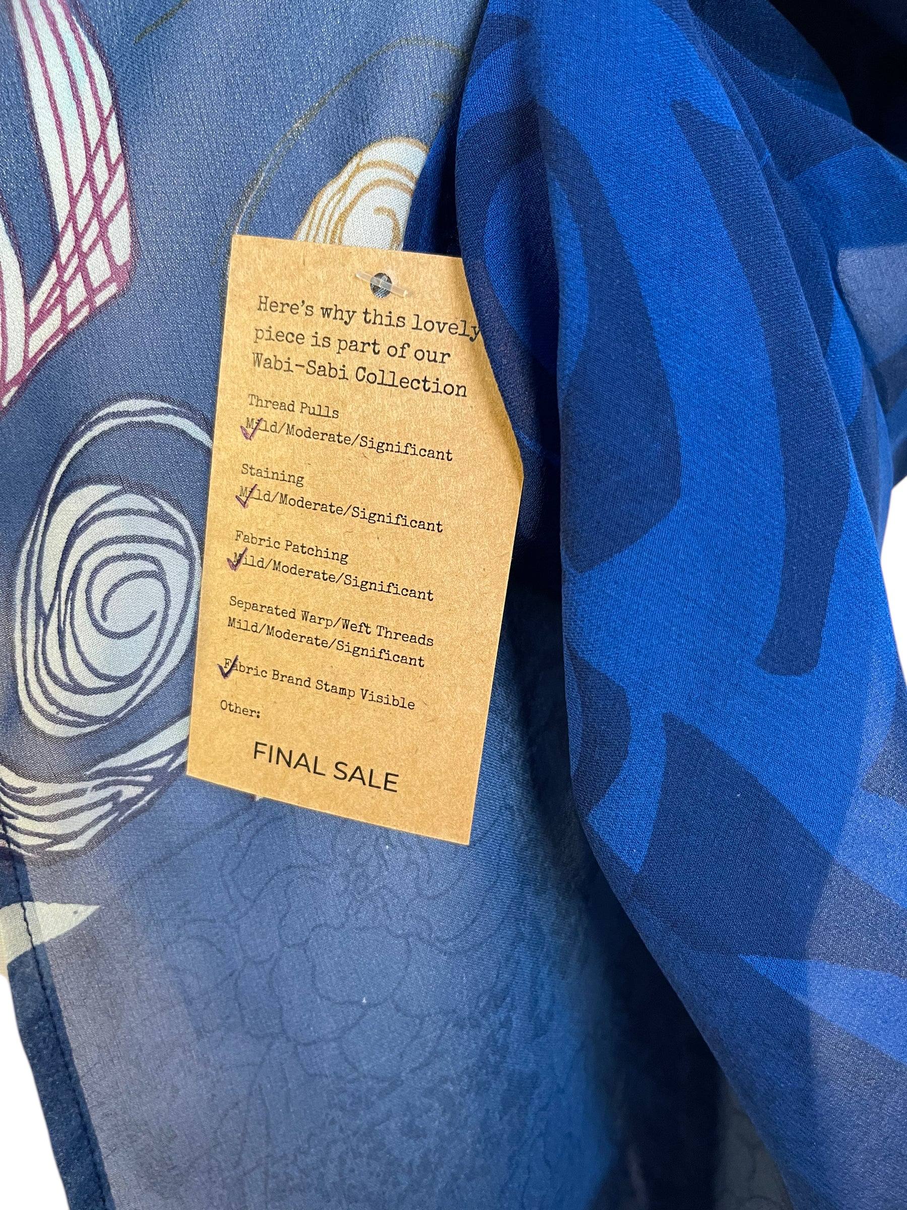 STAFF HOLDS PRG6282 Sheer Wabi Sabi Pure Silk Cardigan