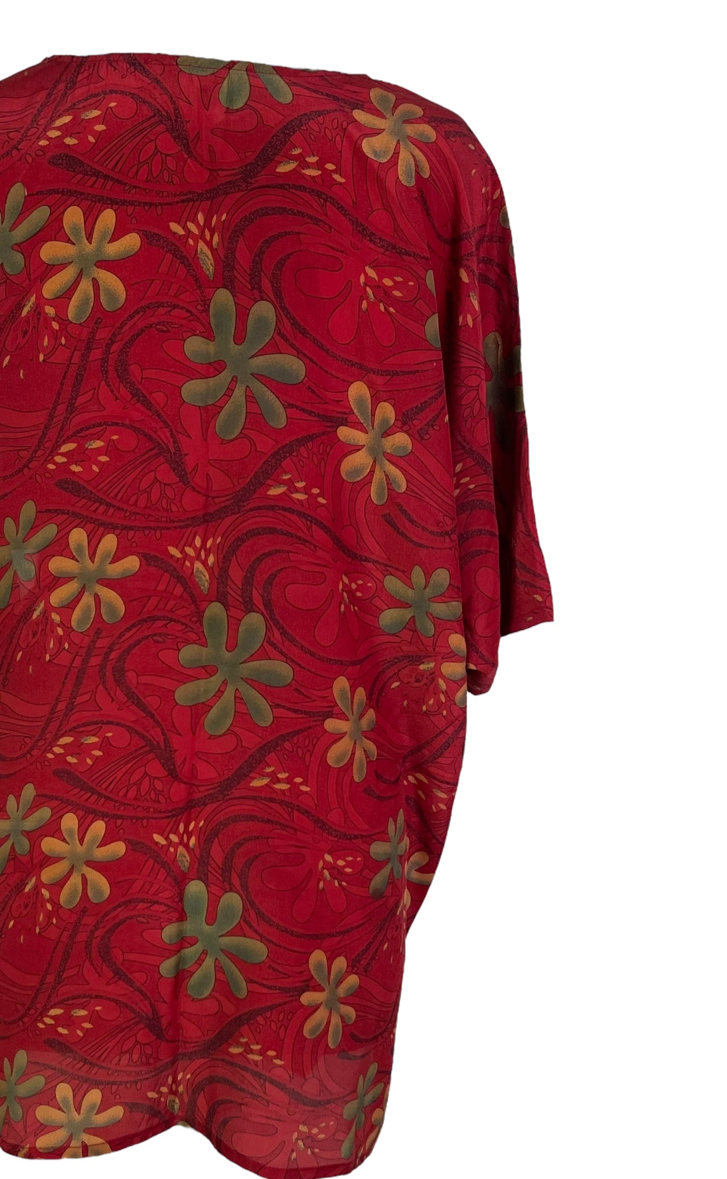 PRC6904 Avatar Pure Silk Kimono-Sleeved Jacket with Belt