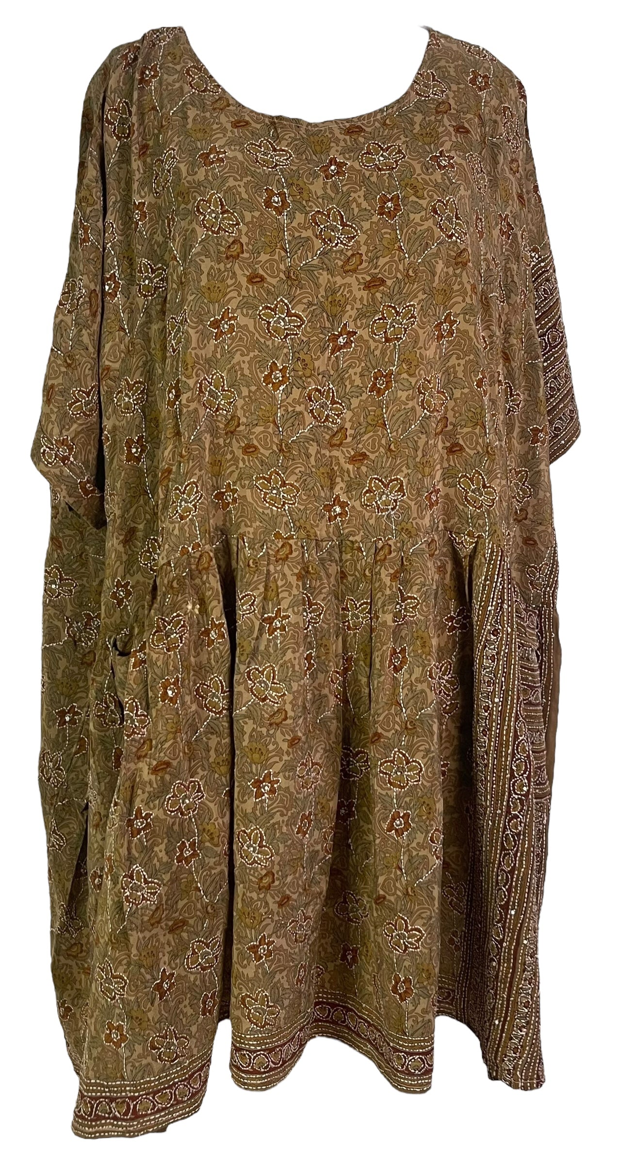 PRC3781 Avatar Pure Silk Boxy Babydoll Dress