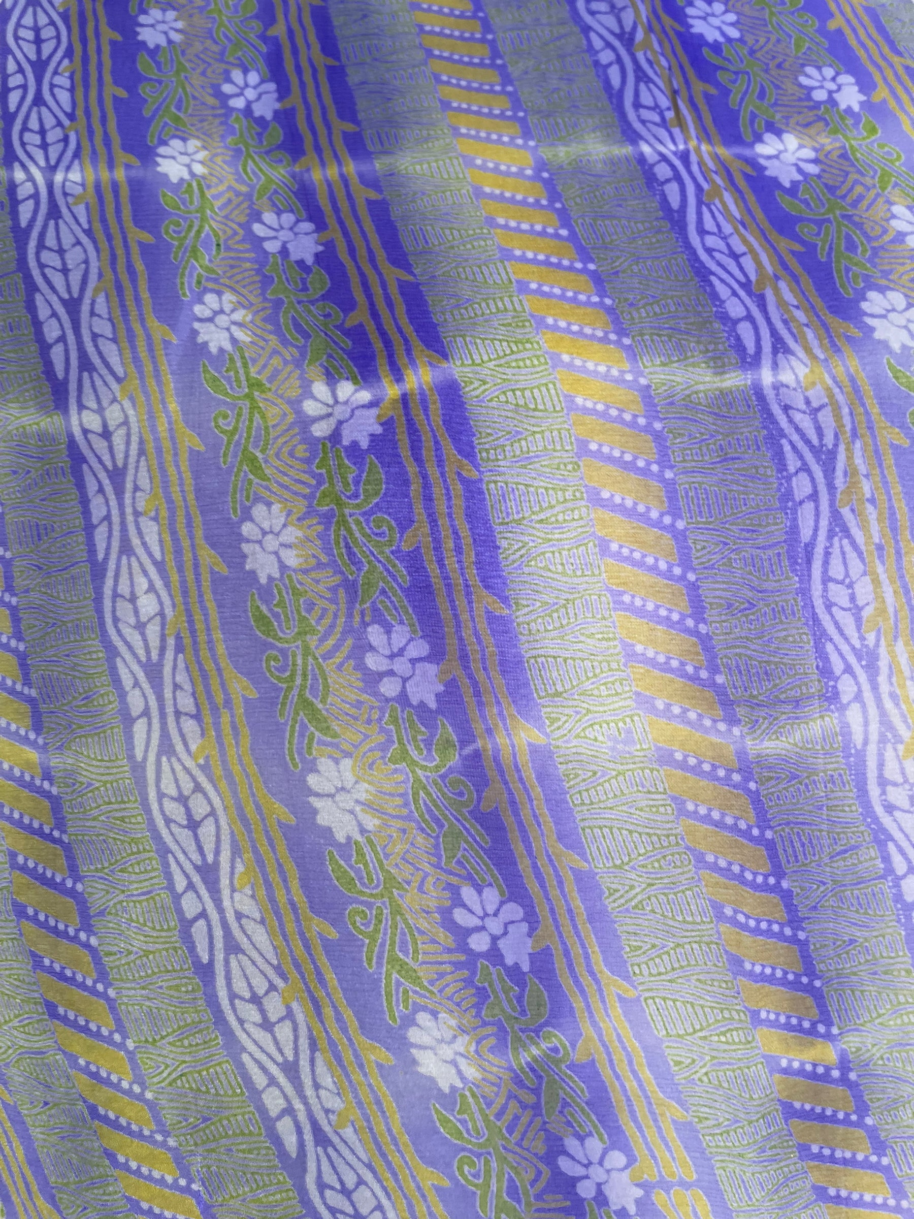 PCH6406 Very Sheer Chiffon Avatar Pure Silk Boxy Top