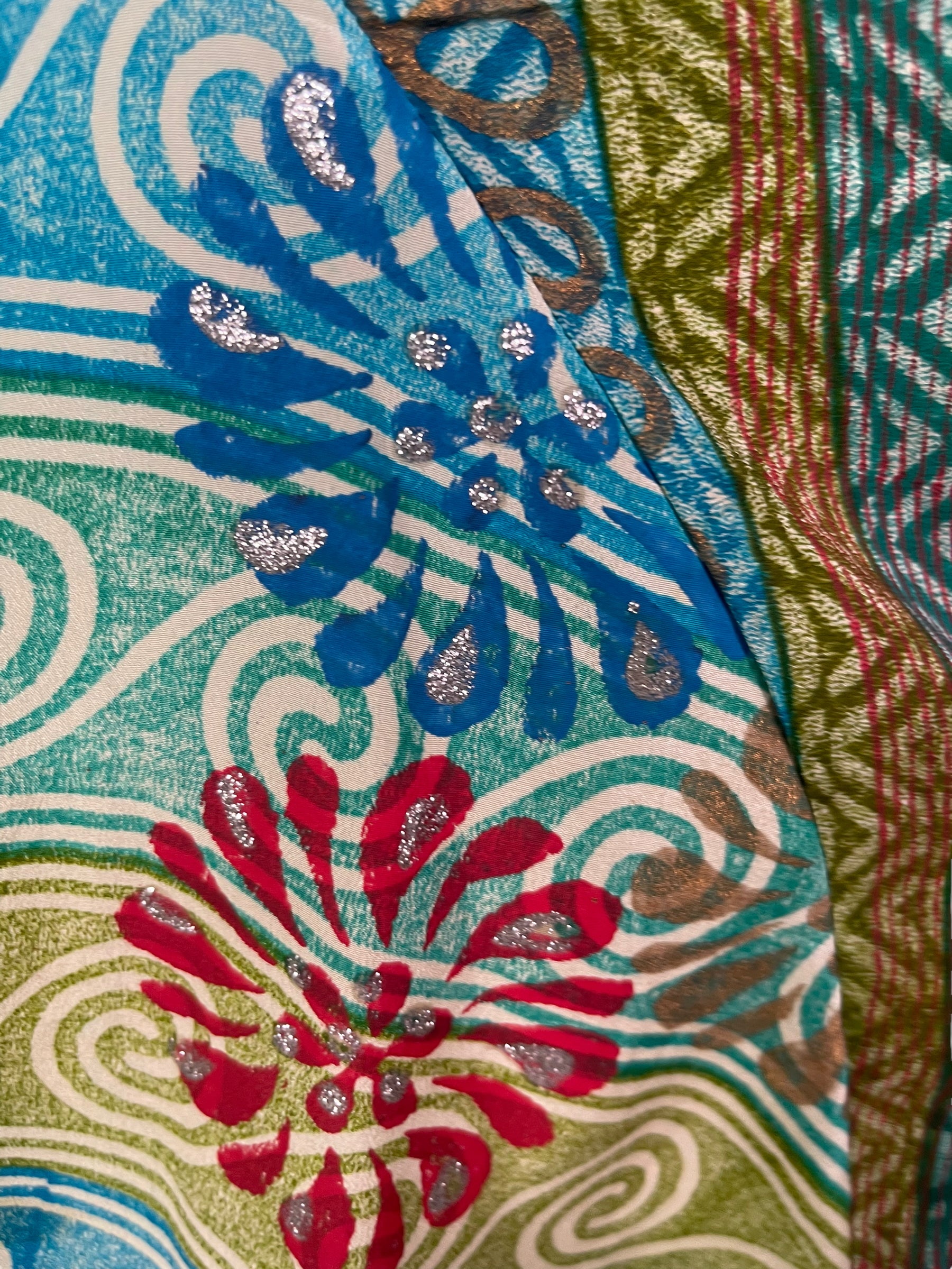 PRC6537 Avatar Pure Silk Self Pocket Tunic Dress