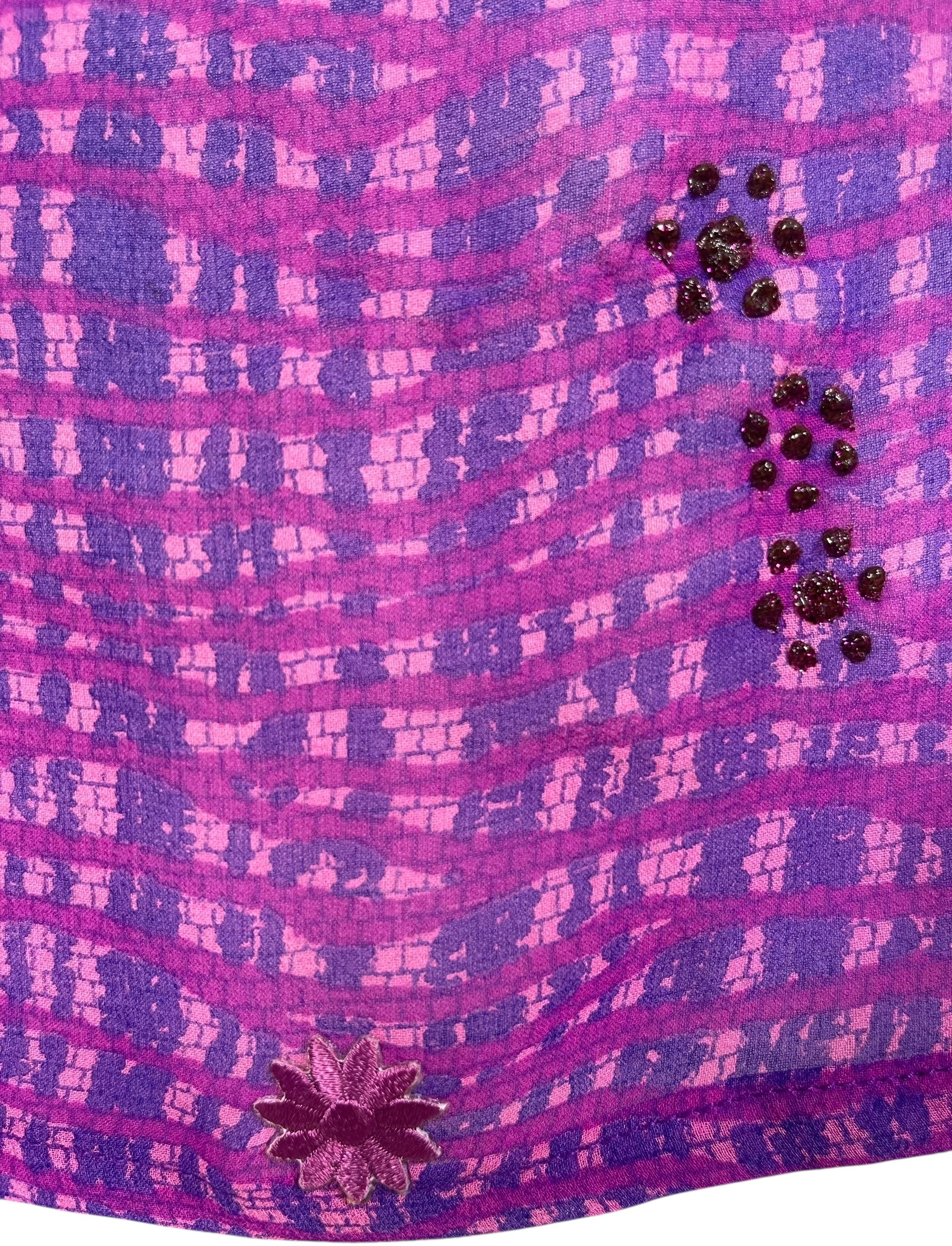 PRG7204 Sheer Avatar Pure Silk Short Kaftan Tunic without Slits