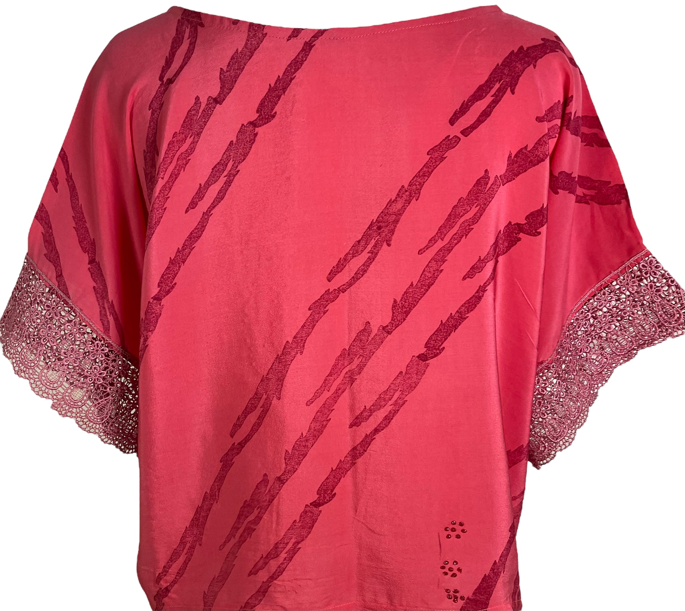 PRC6155 Avatar Pure Silk Boxy Top