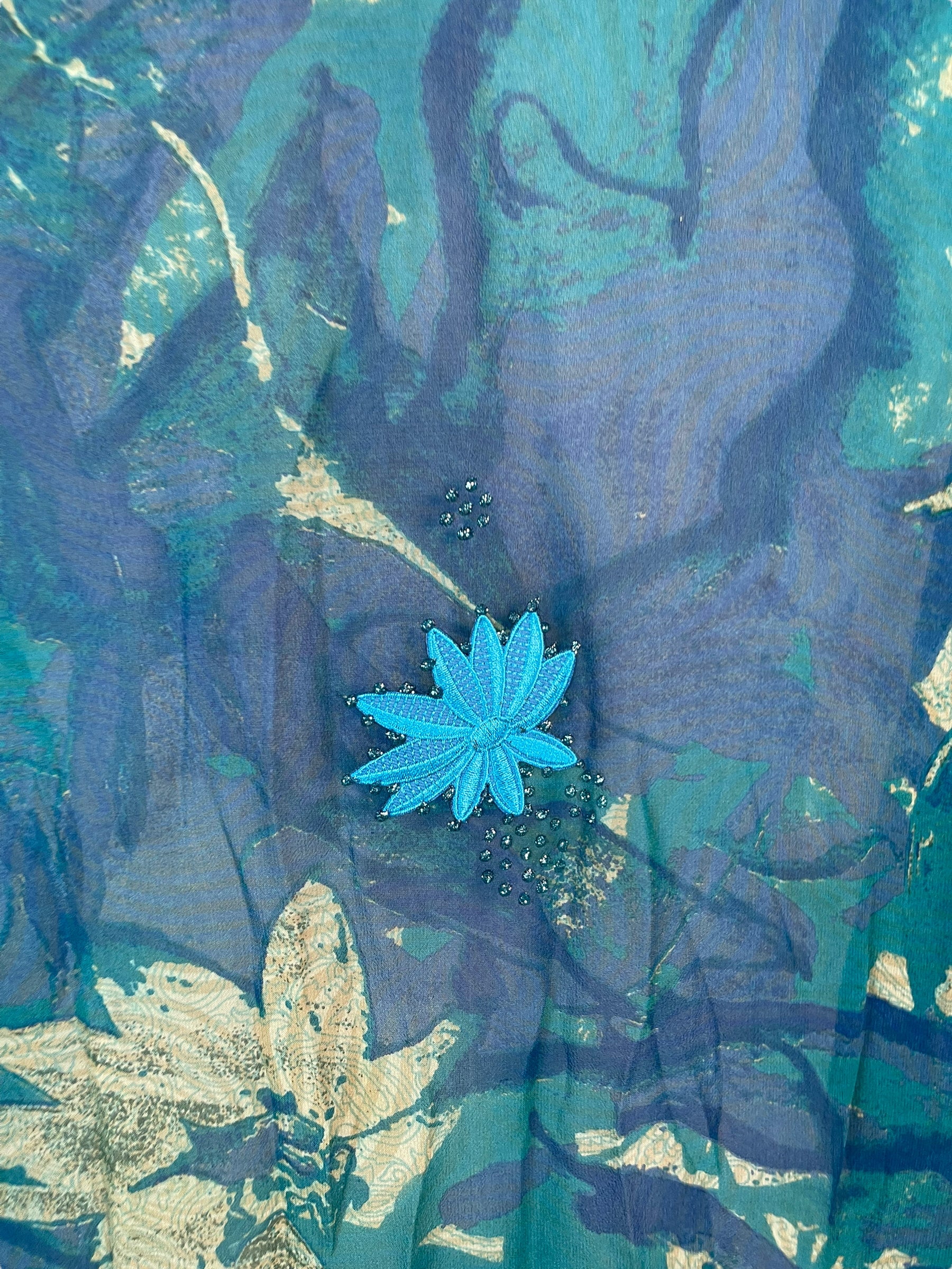 PRG6365 Sheer Avatar Pure Silk Maxi Kaftan