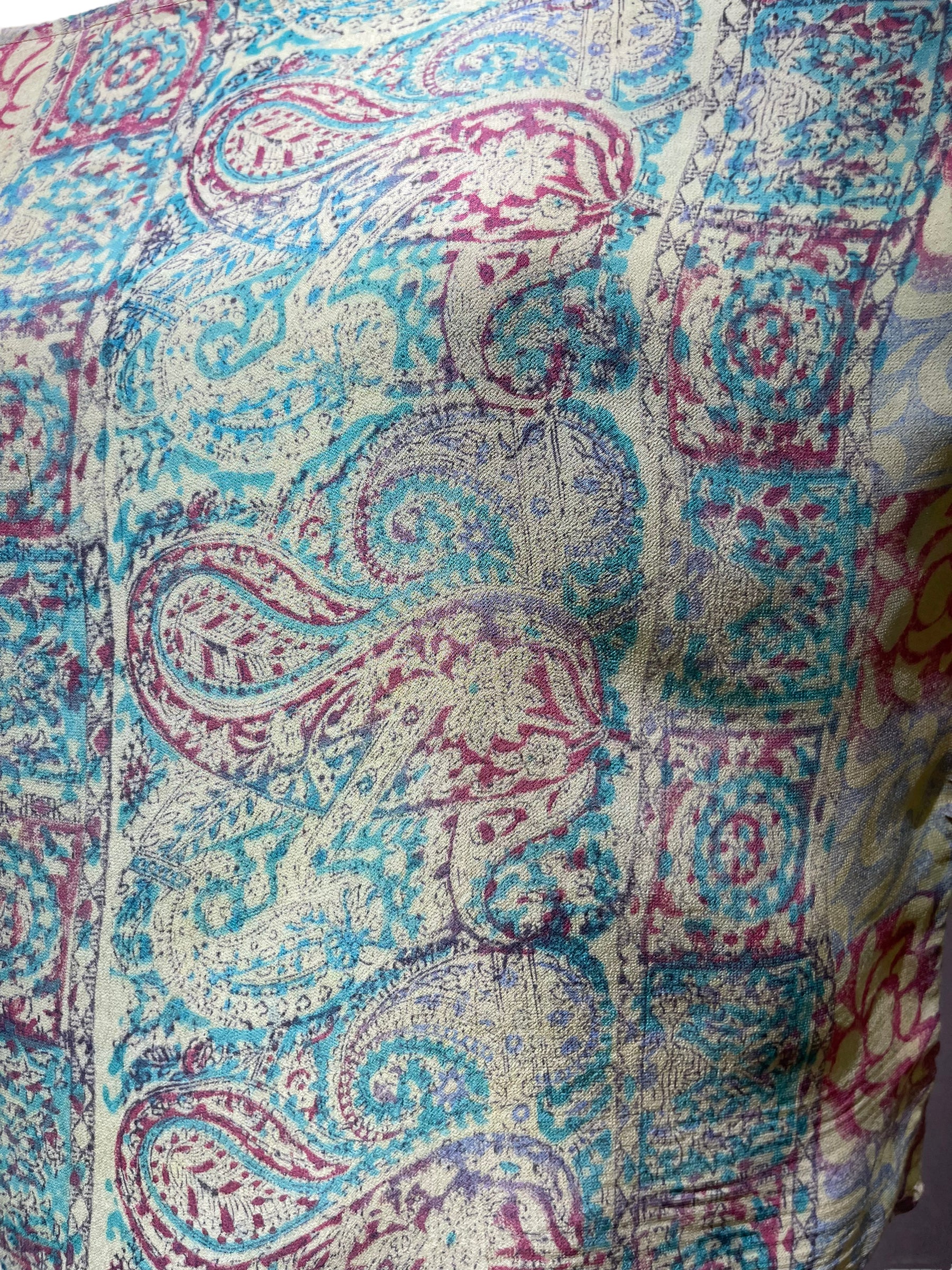 FINAL SALE PRC2014A Avatar Pure Silk Boxy Top