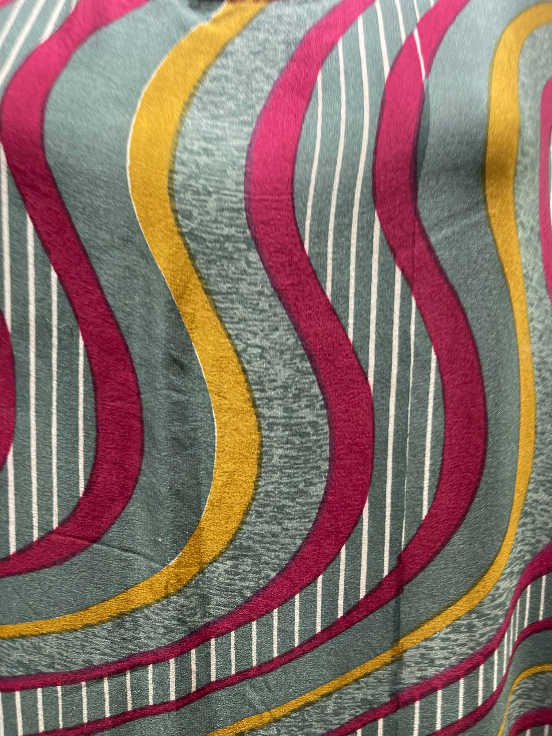 LADY LUCK PRC5276 Avatar Pure Silk Boxy Babydoll Dress