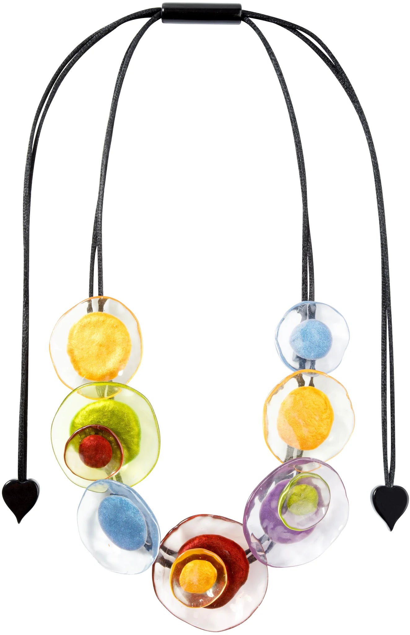 Winter Spectrum Flora Necklace - 7 Bead