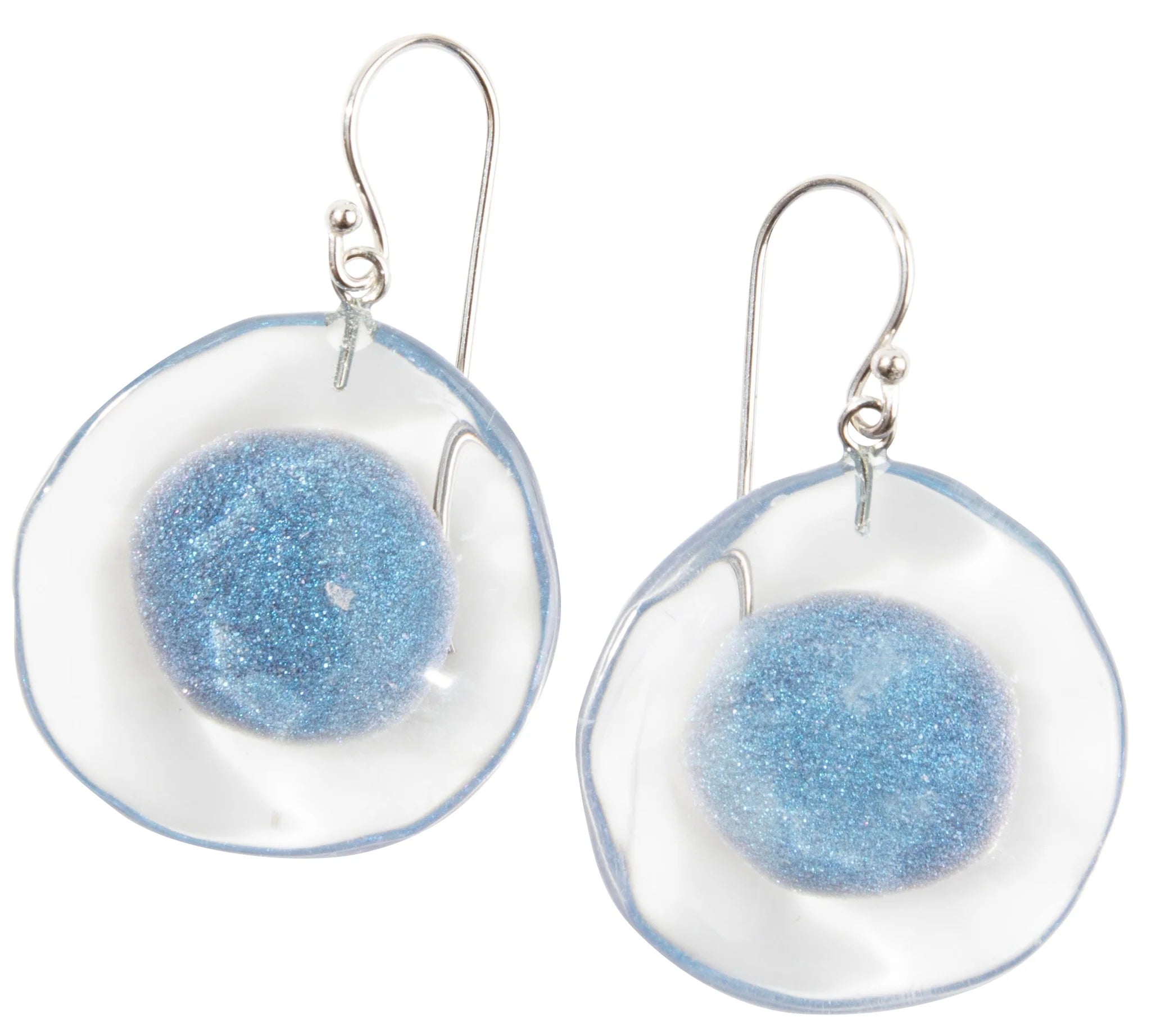 Winter Blue Flora Earrings