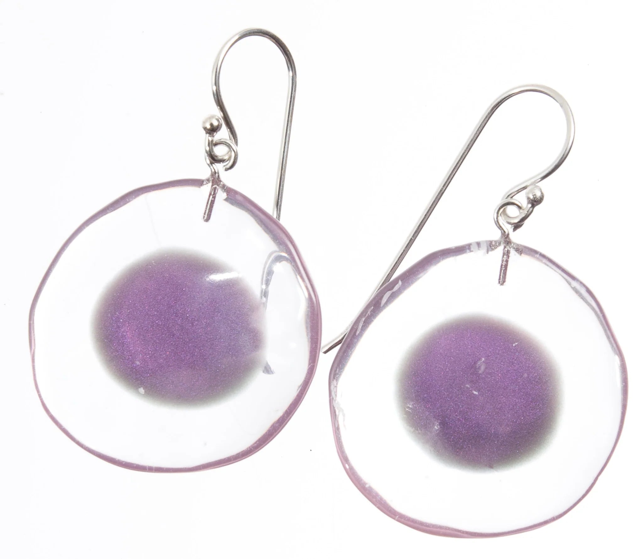 Winter Purple Flora Earrings