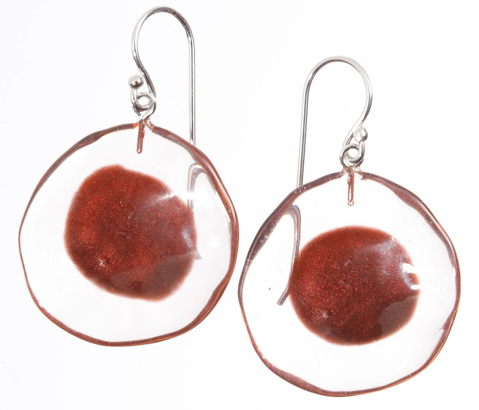 Winter Red Flora Earrings
