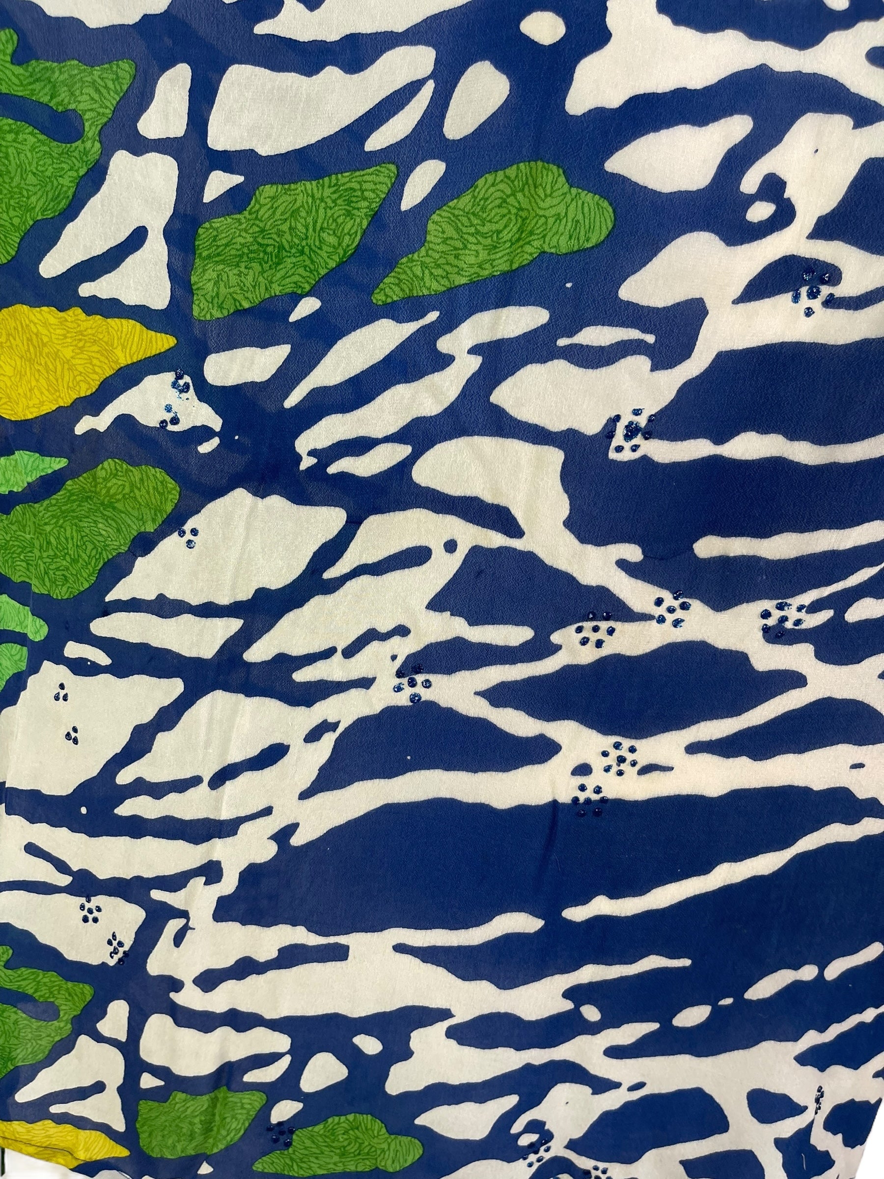 PRG6955 Sheer Avatar Pure Silk Long Tunic with Side Ties