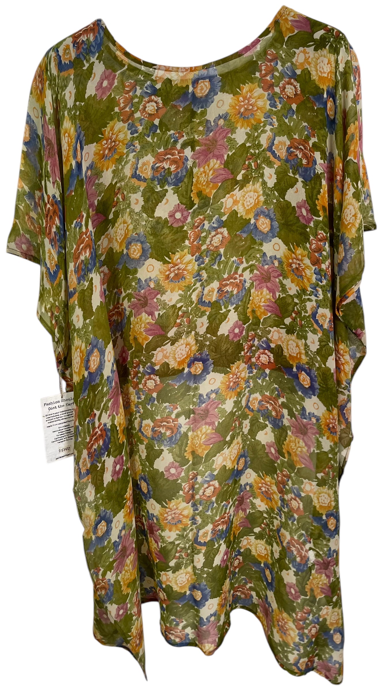 PRG6442 Sheer Avatar Pure Silk Hi Lo Top