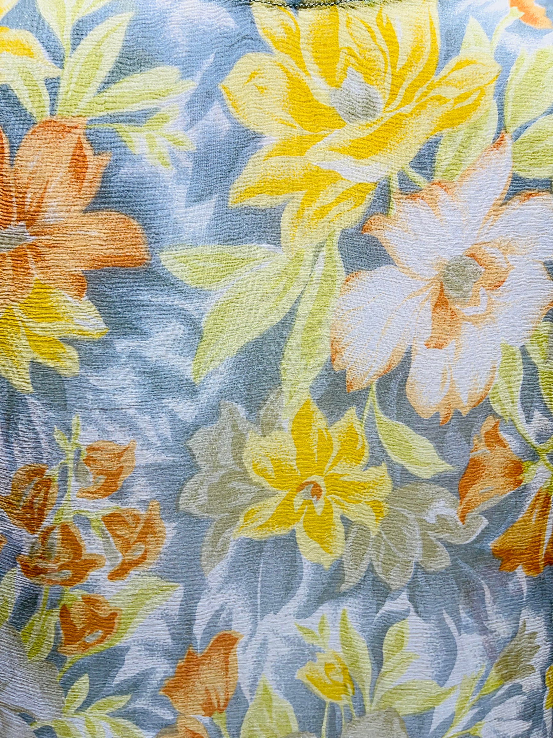 FINAL SALE PRG3506 Sheer Nirvana Pure Silk Boxy Top