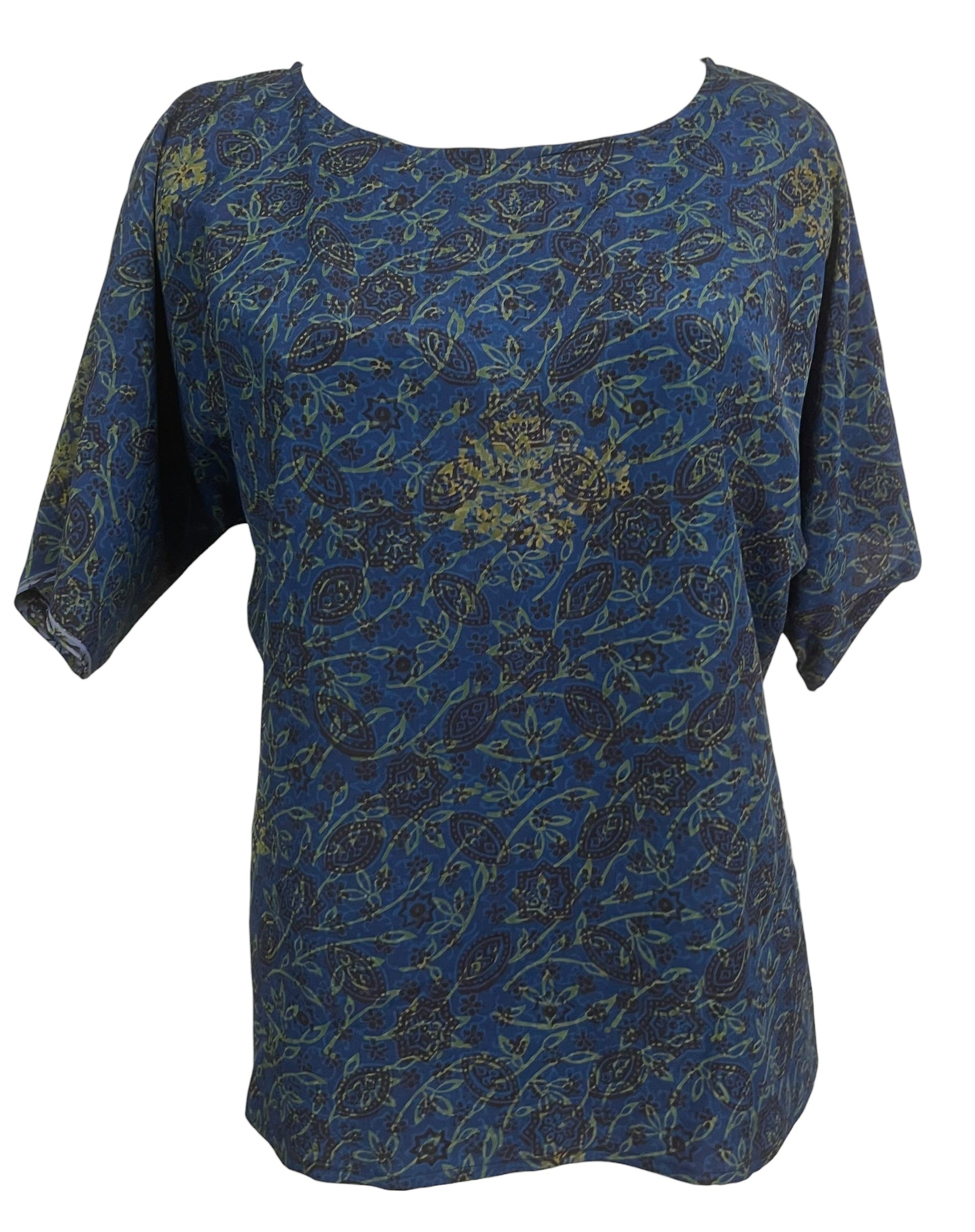 PRC8981 Avatar Pure Silk Side Slit Top