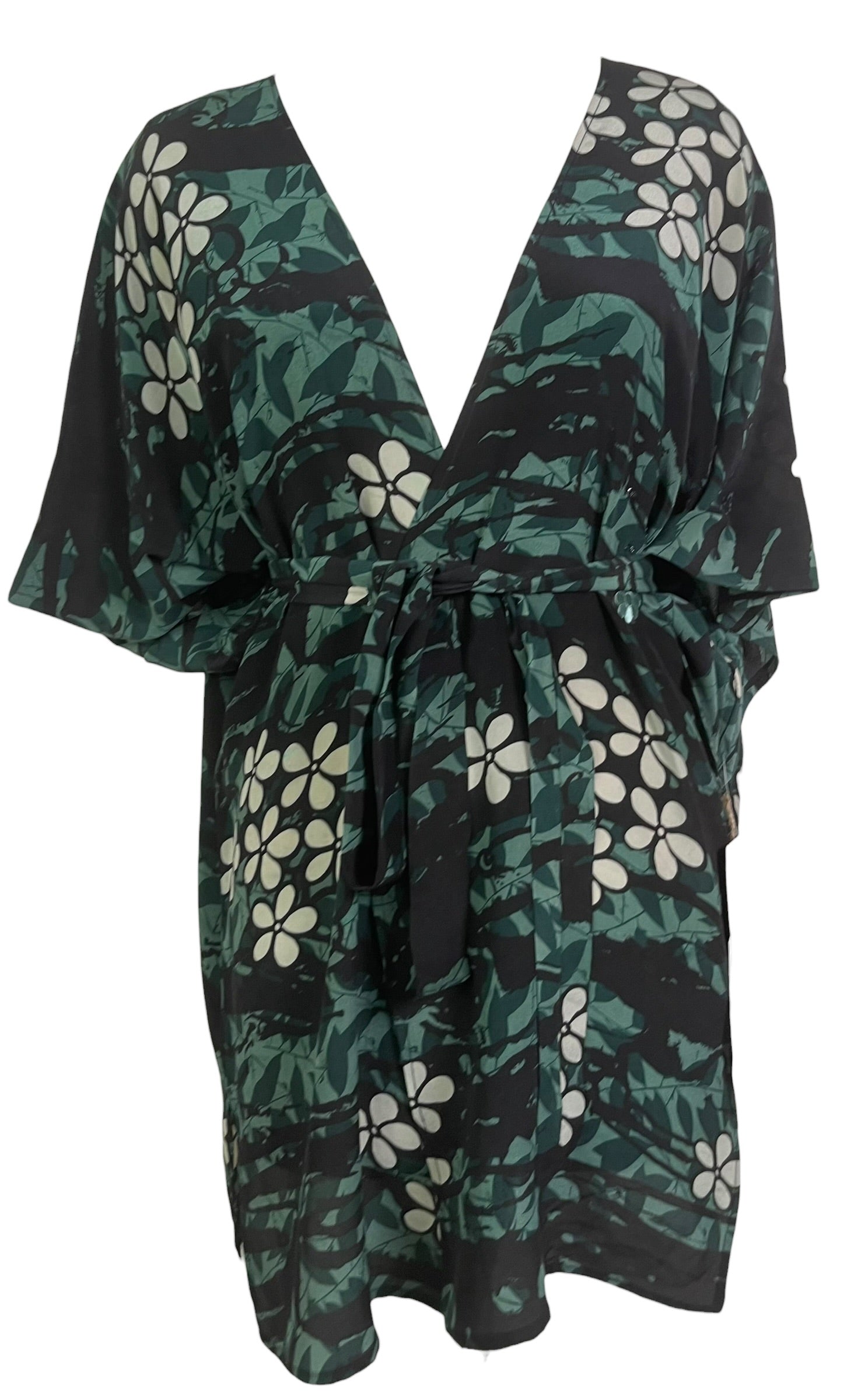 Releases Sunday at 8pm EST PRC9004 Wabi Sabi Pure Silk Kimono-Sleeved Jacket with Belt