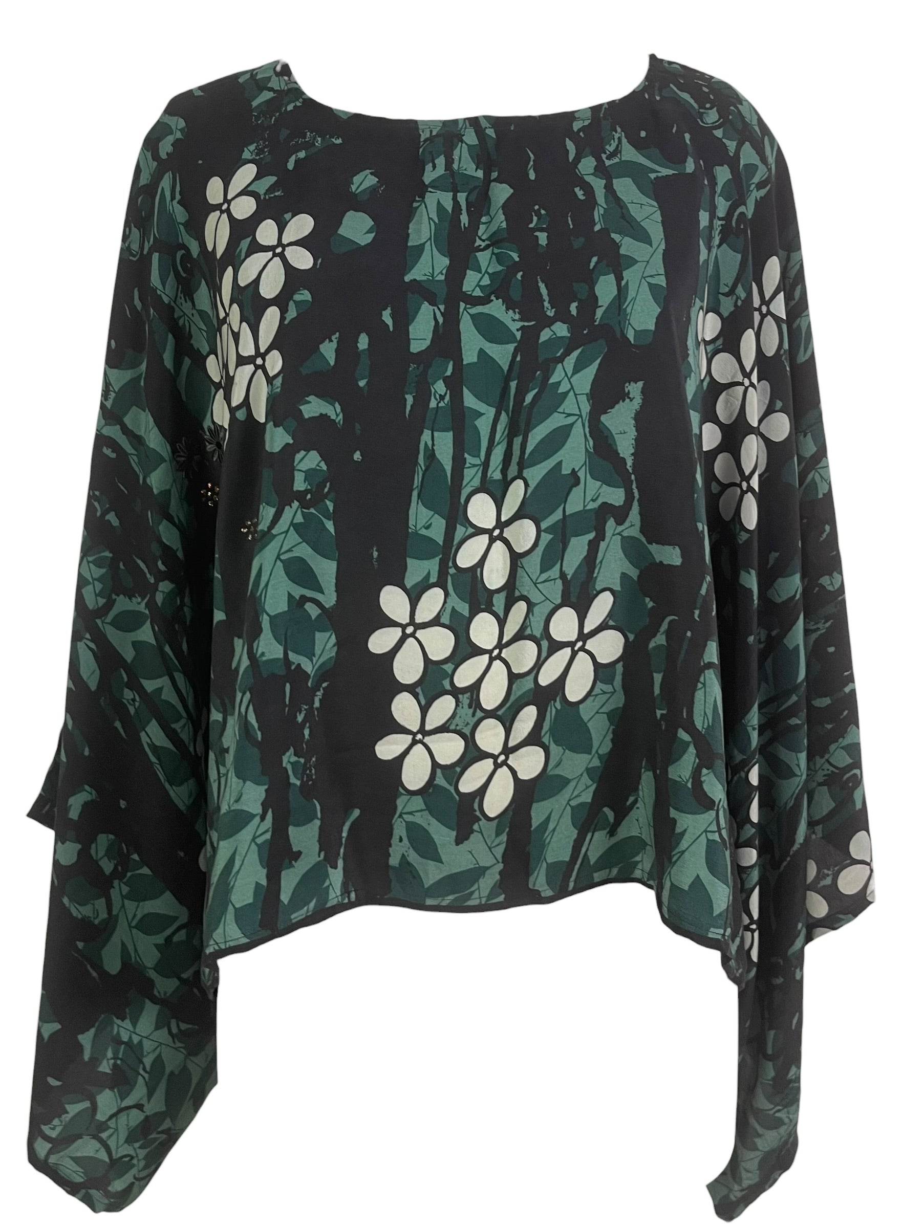 Releases Sunday at 8pm EST PRC9004 Wabi Sabi Pure Silk Kimono-Sleeved Top
