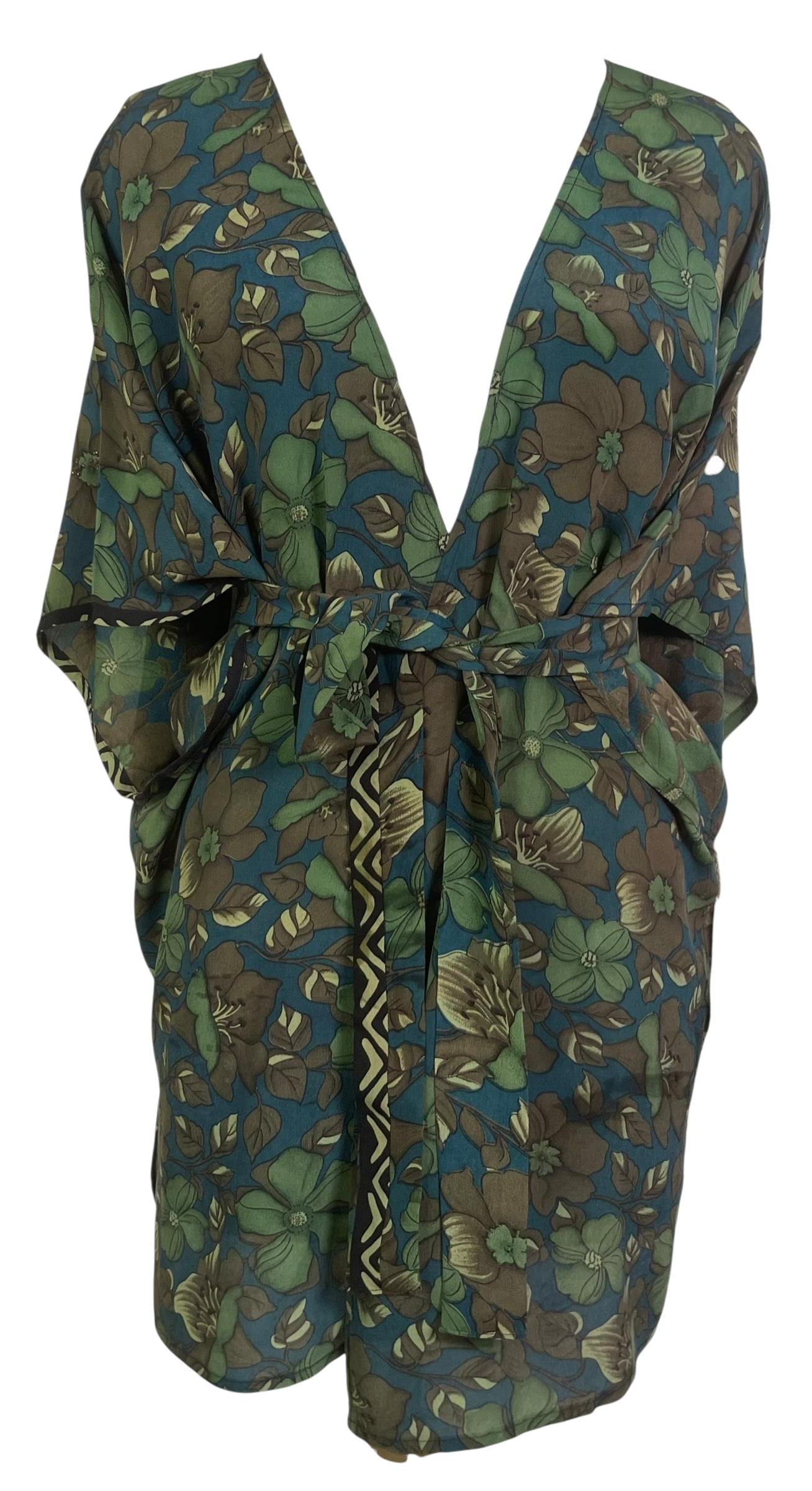 Releases Sunday at 8pm EST PRC9008 Wabi Sabi Pure Silk Kimono-Sleeved Jacket with Belt