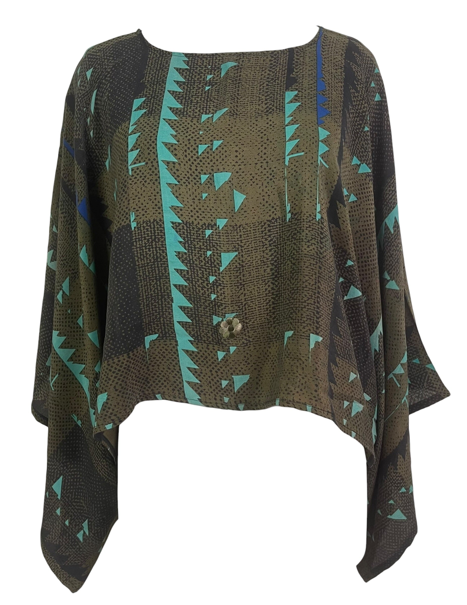 Releases Sunday at 8pm EST PRC9009 Wabi Sabi Pure Silk Kimono-Sleeved Top