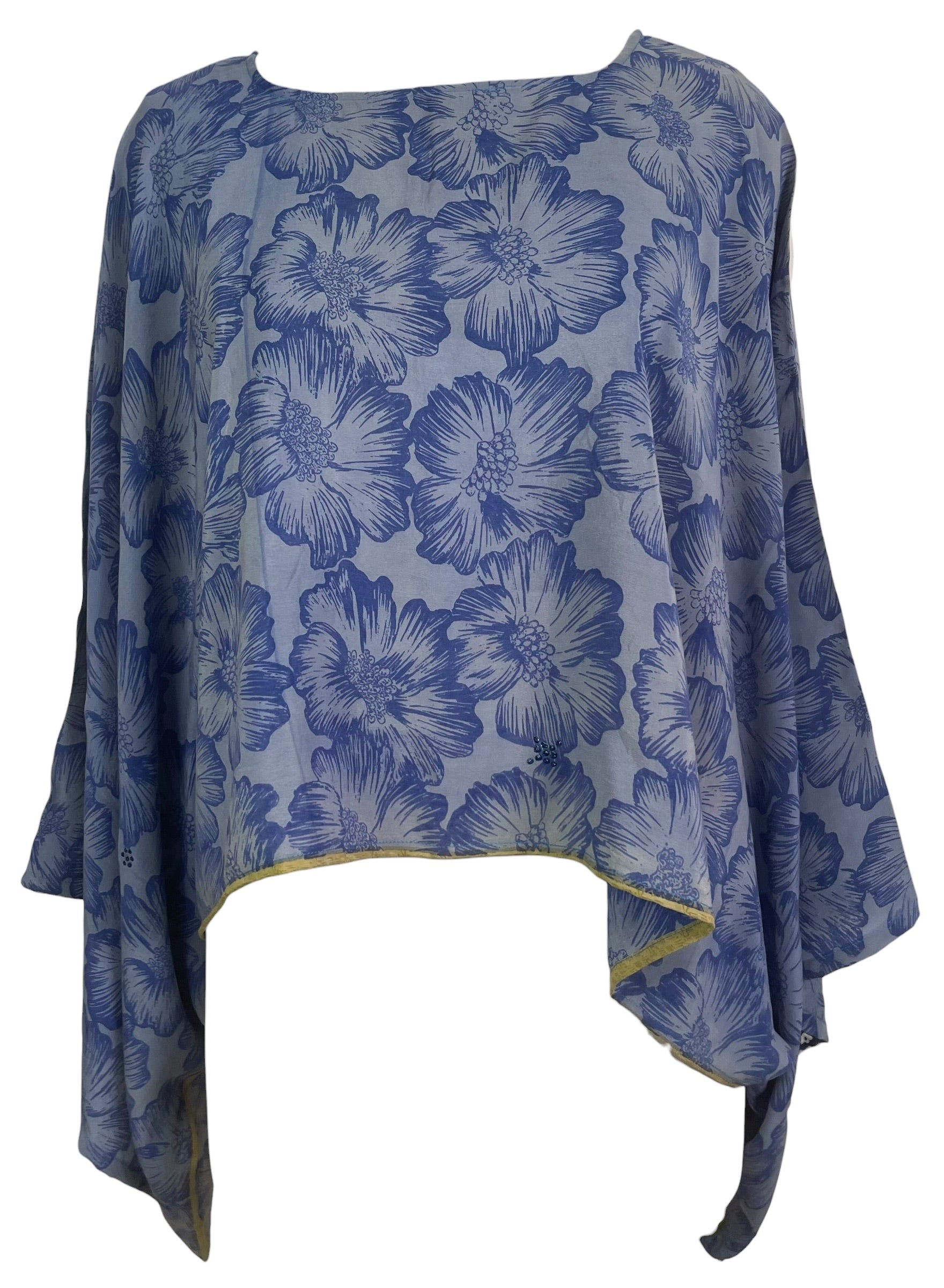 Releases Sunday at 8pm EST PRC9011 Wabi Sabi Pure Silk Kimono-Sleeved Top