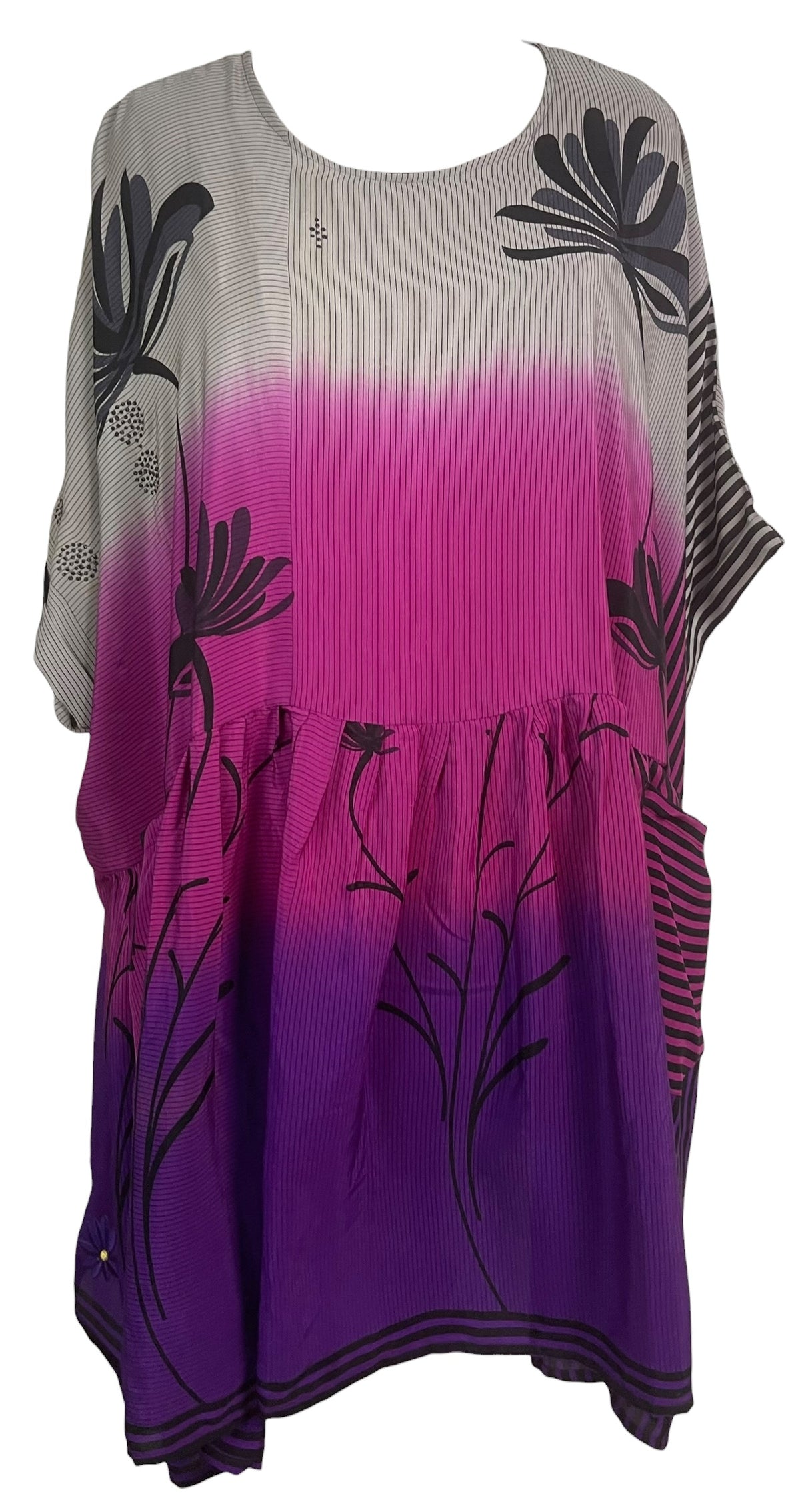 Releases Sunday at 8pm EST PRC9070 Wabi Sabi Pure Silk Boxy Babydoll Dress