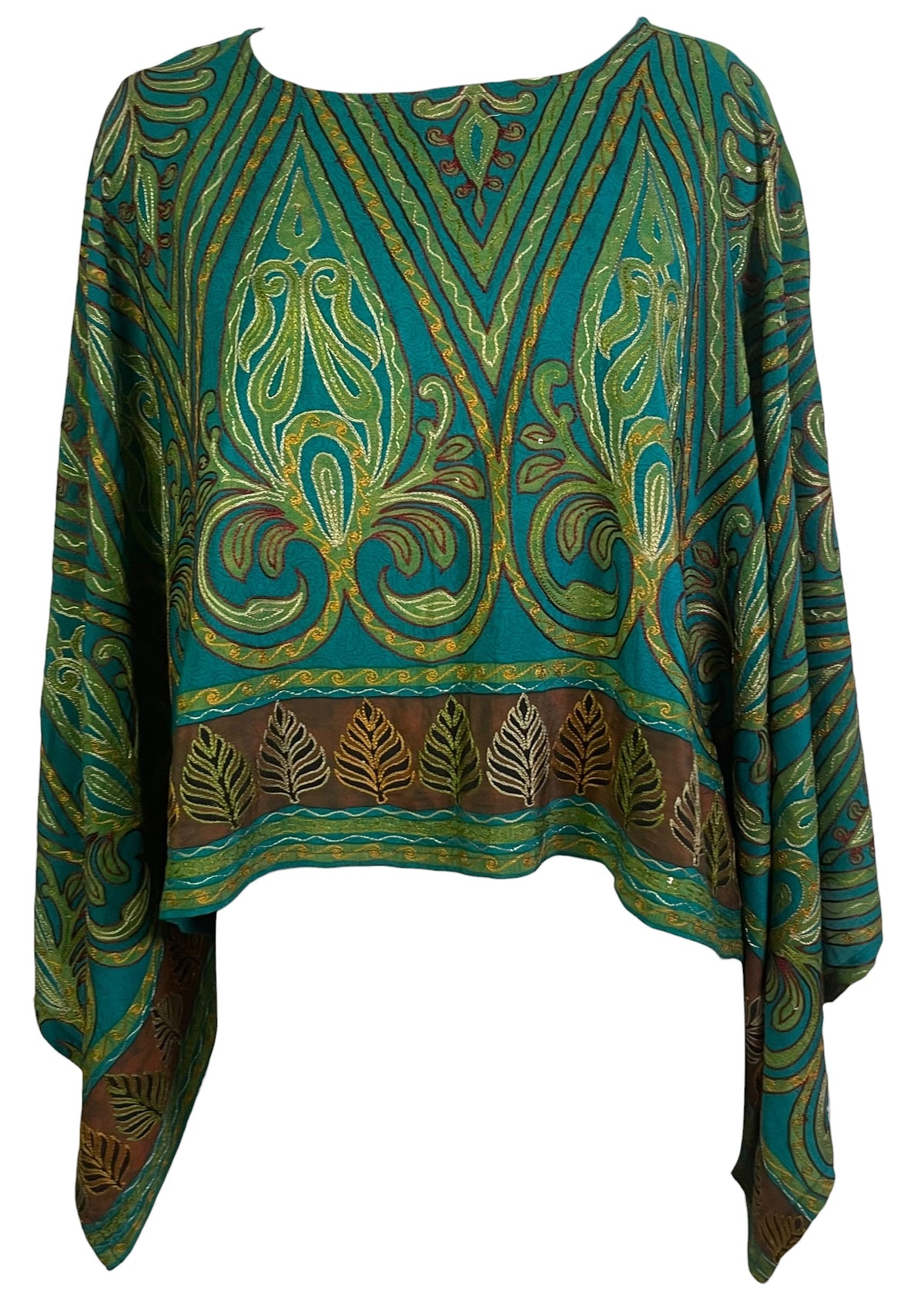 Releases Sunday at 8pm EST PRC9083 Wabi Sabi Pure Silk Kimono-Sleeved Top