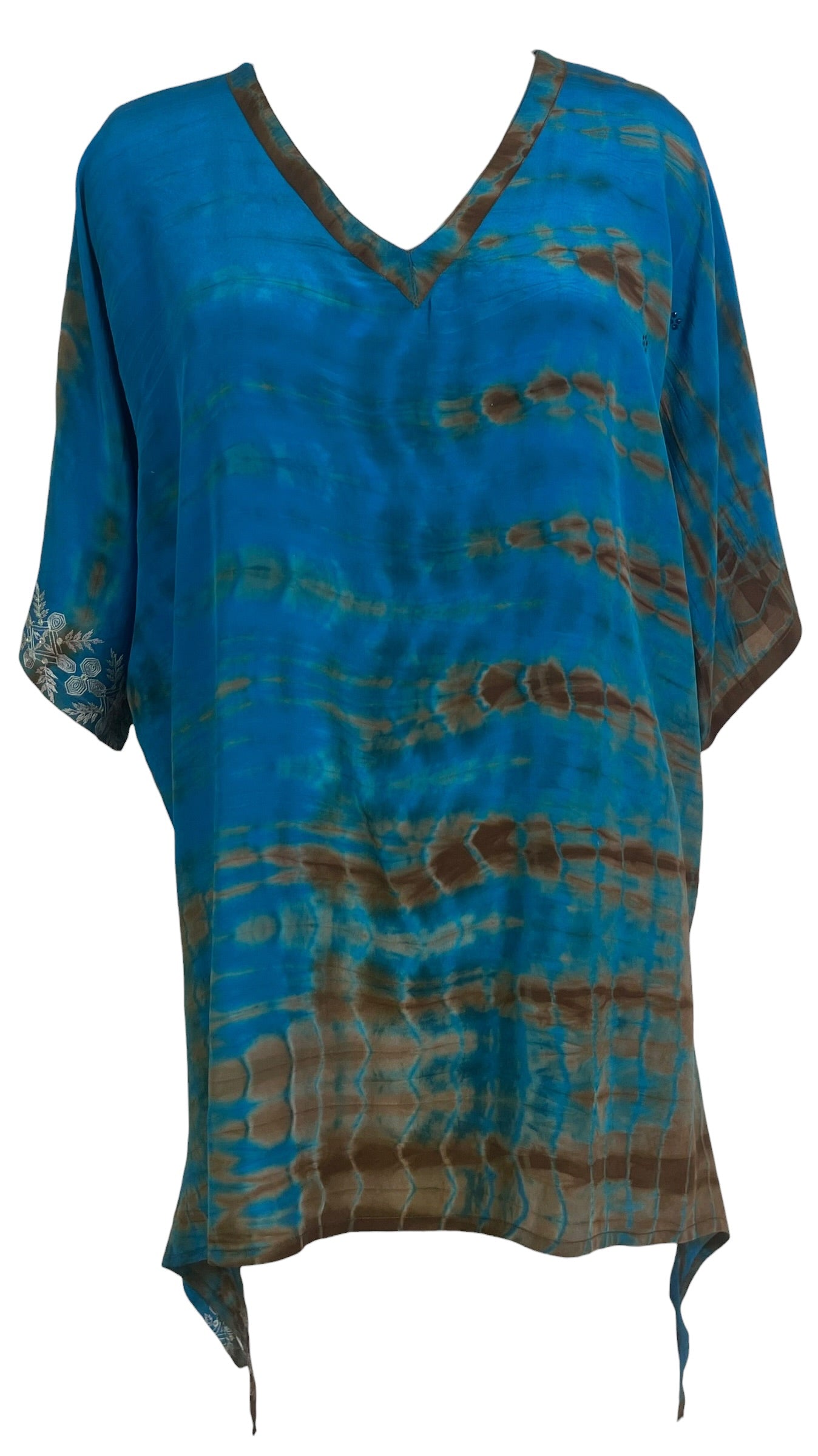 Releases Sunday at 8pm EST PRC9177 Avatar Pure Silk Long Tunic with Side Ties