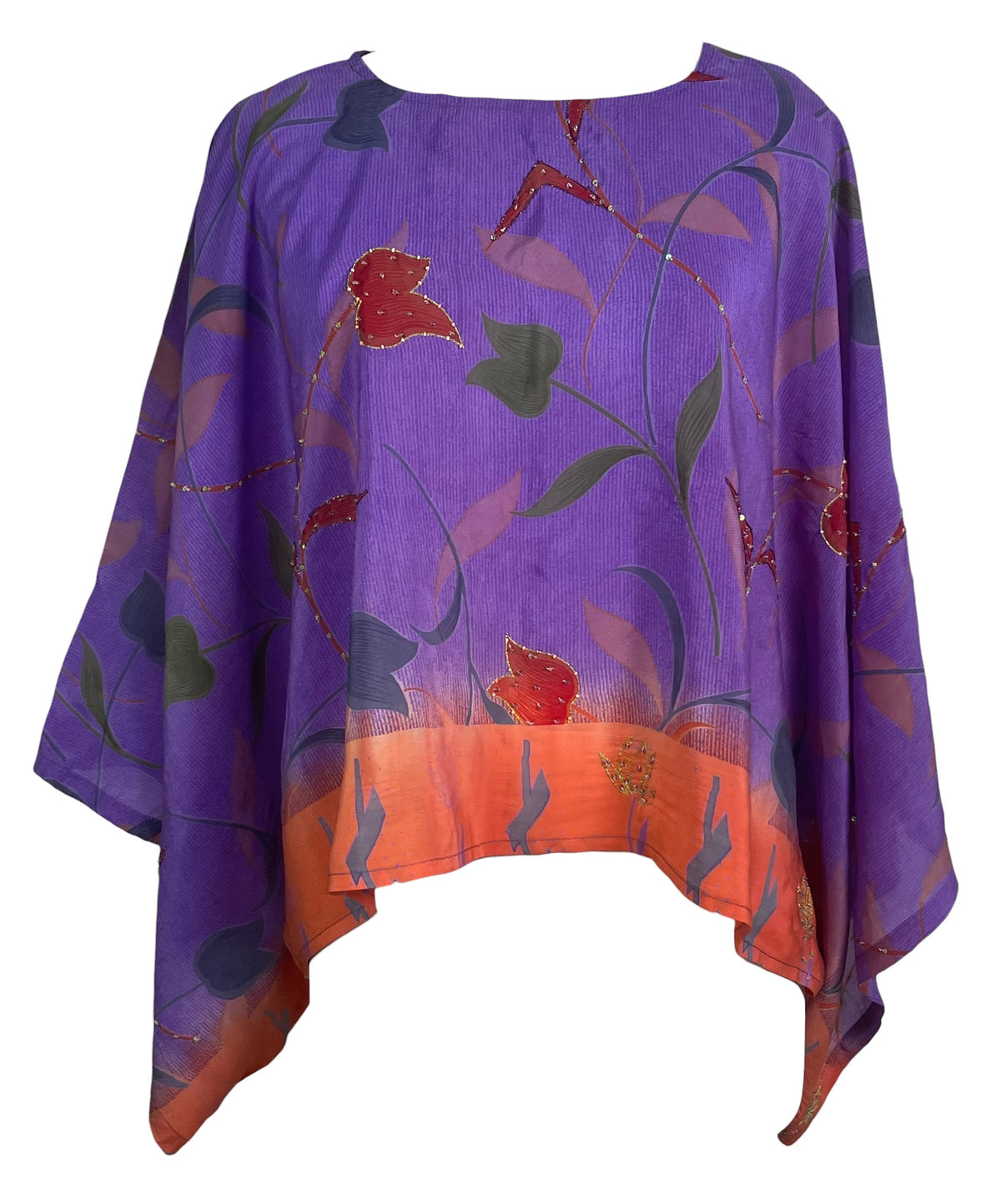 Releases Sunday at 8pm EST PRC9234 Wabi Sabi Pure Silk Kimono-Sleeved Top
