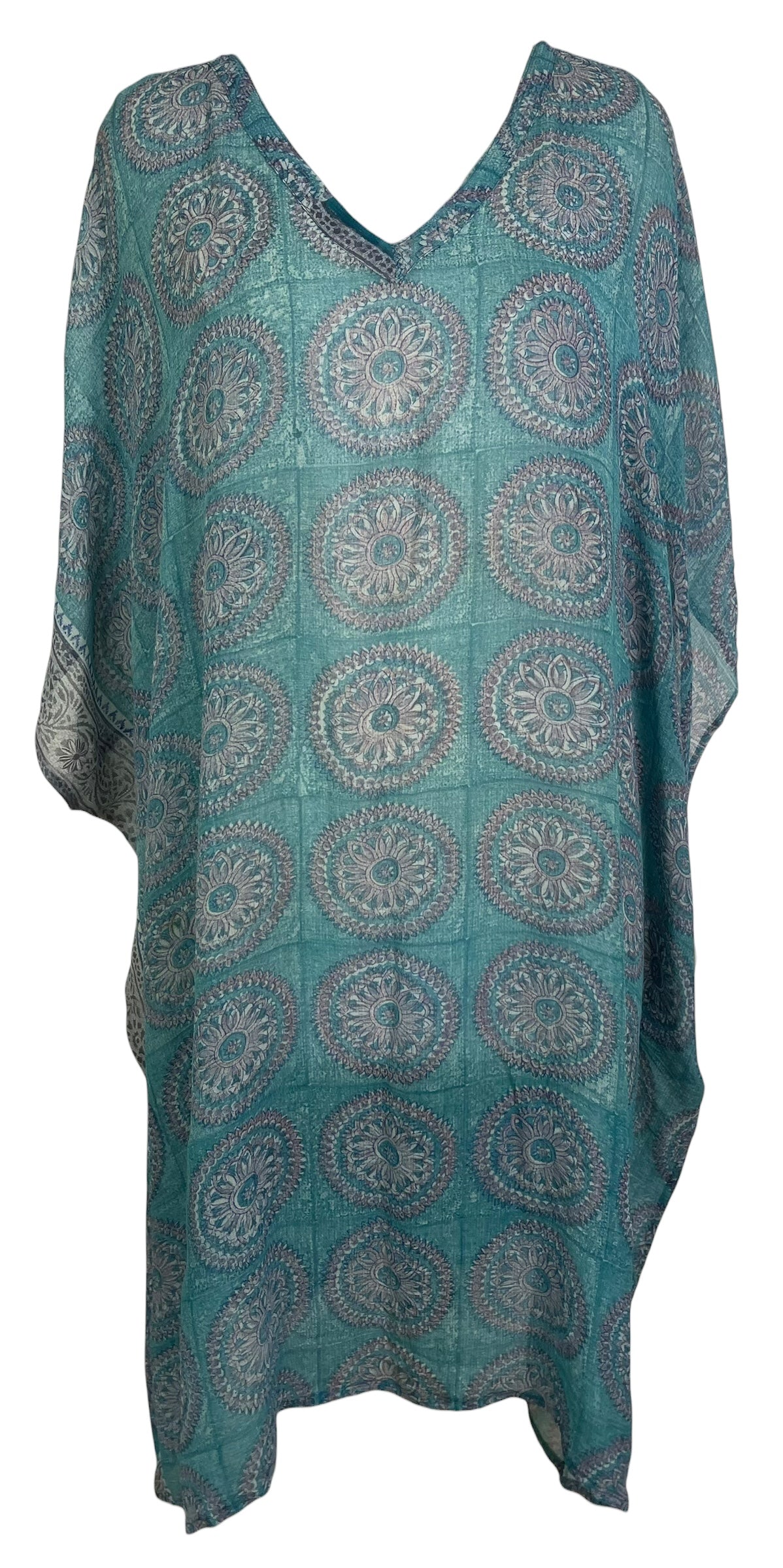 PRG8853 Sheer Wabi Sabi Pure Silk Midi Length Kaftan by 15 FEBRUARY 2026 – Handmade ethical Midi Length Kaftan from sariKNOTsari using upcycled silk. Designed in Canada for travel and slow fashion, loved from Toronto to LA to Sydney.