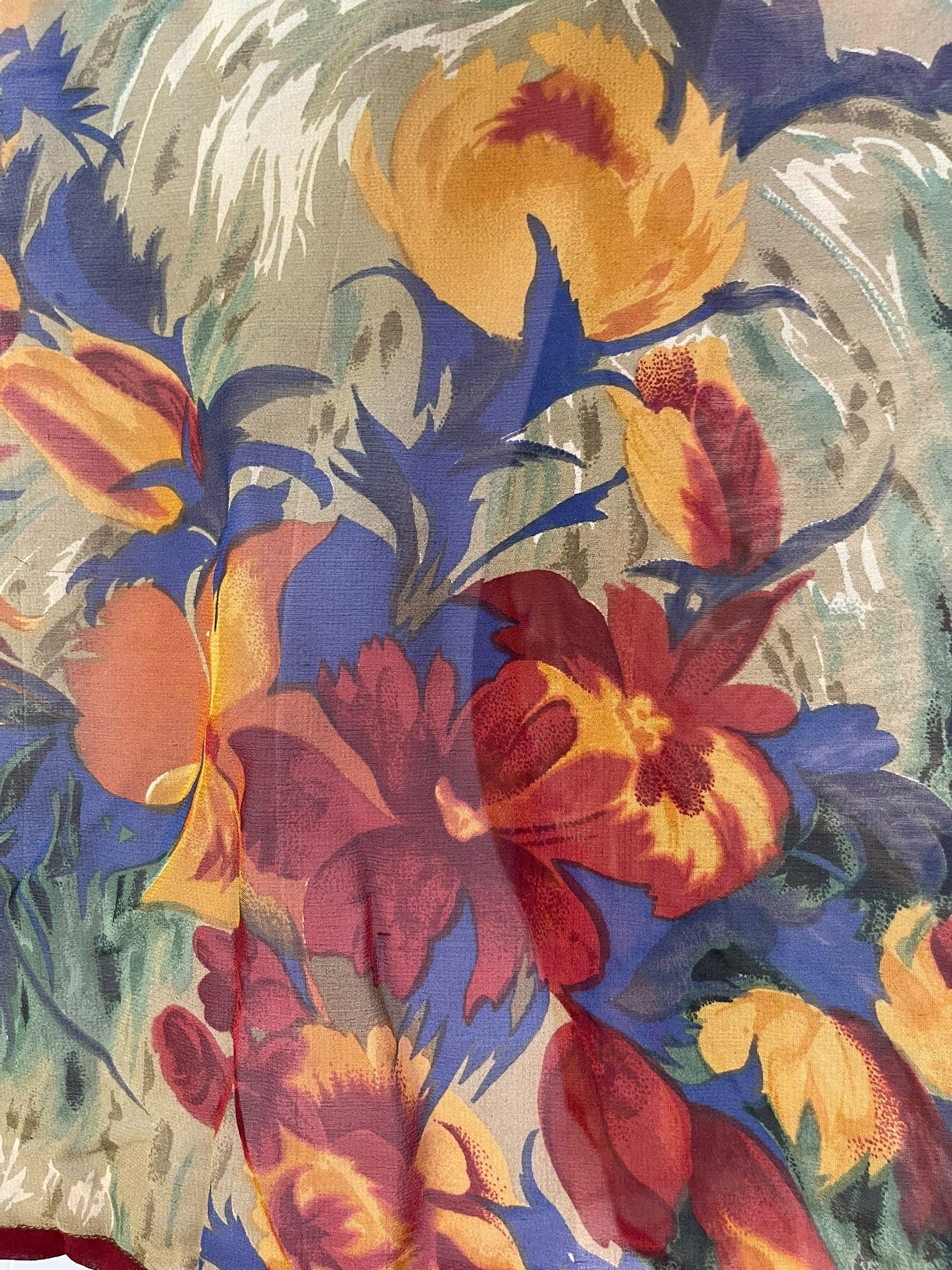 SUTTLES PRG7371 Sheer Avatar Pure Silk Capelet Poncho