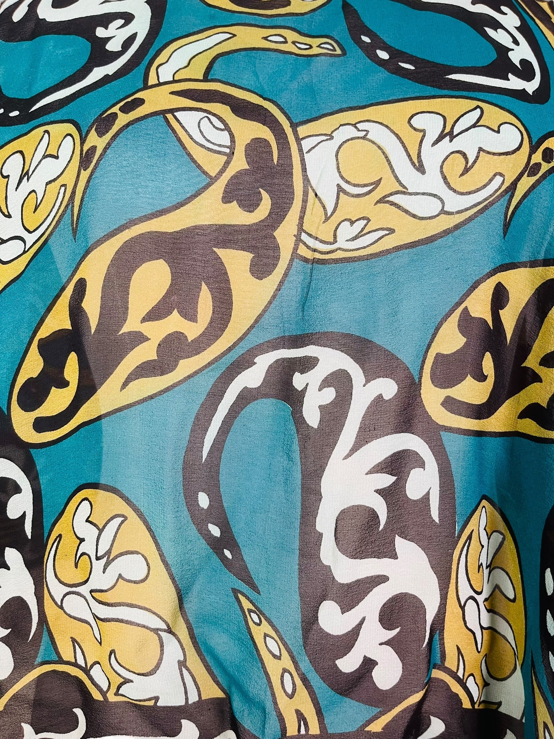 PRG7717 Sheer Avatar Pure Silk Capelet Poncho