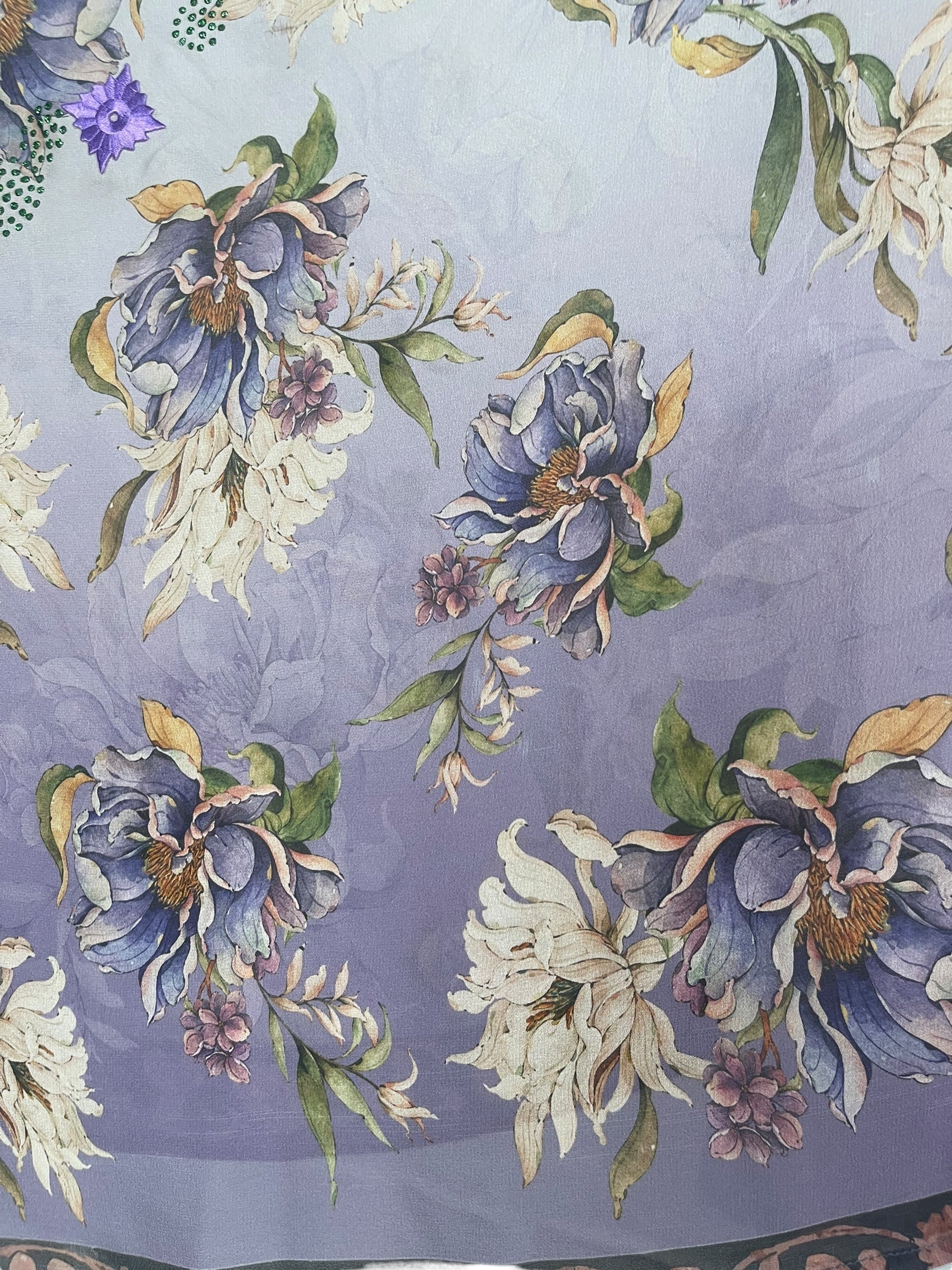 PRG7877 Sheer Avatar Pure Silk Capelet Poncho