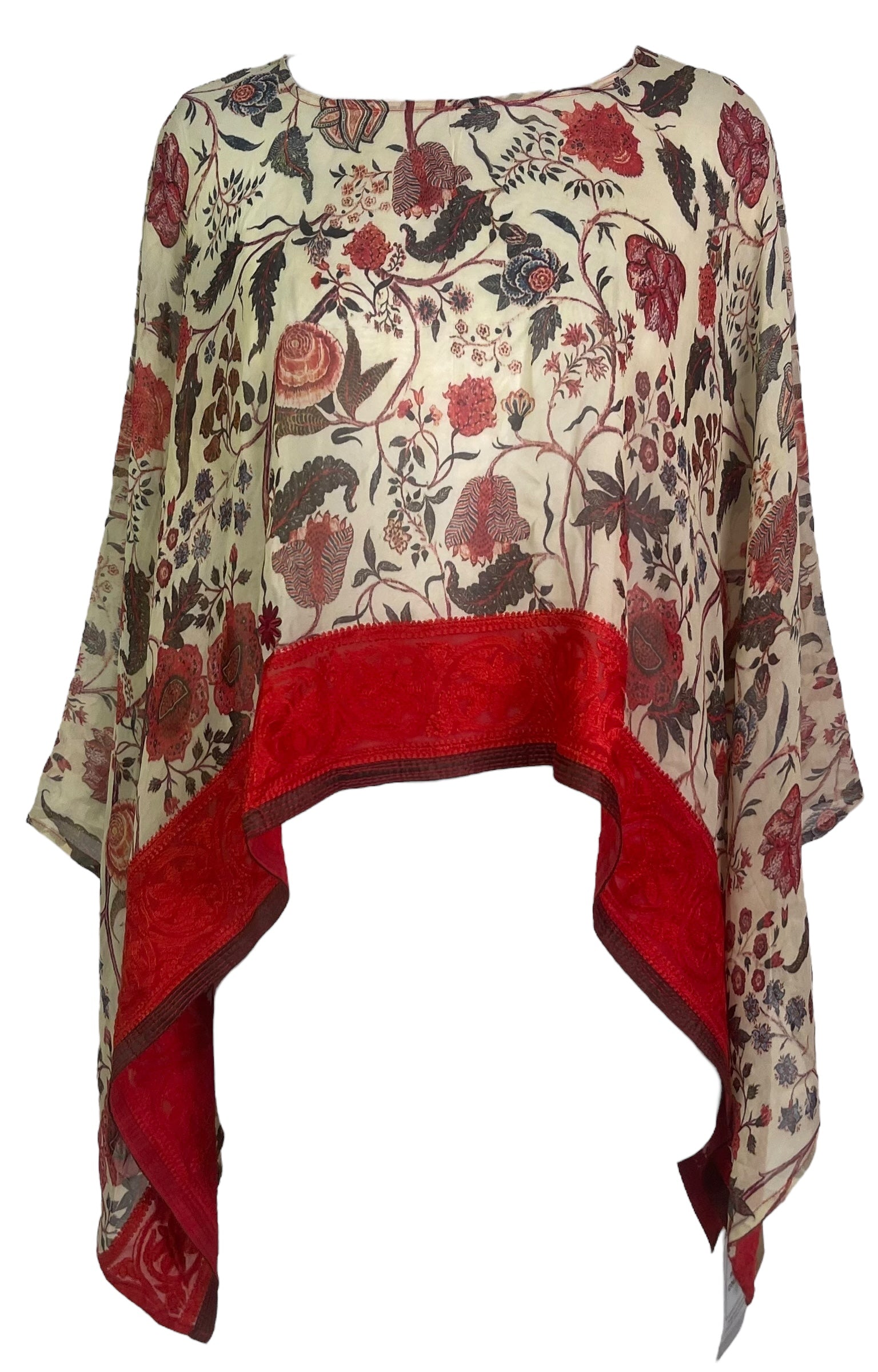 PREVIEW PRG8035B Sheer Pure Silk Wabi Sabi Capelet Poncho by DECEMBER2025 – Handmade ethical Poncho from sariKNOTsari using upcycled silk. Designed in Canada for travel and slow fashion, loved from Toronto to LA to Sydney.