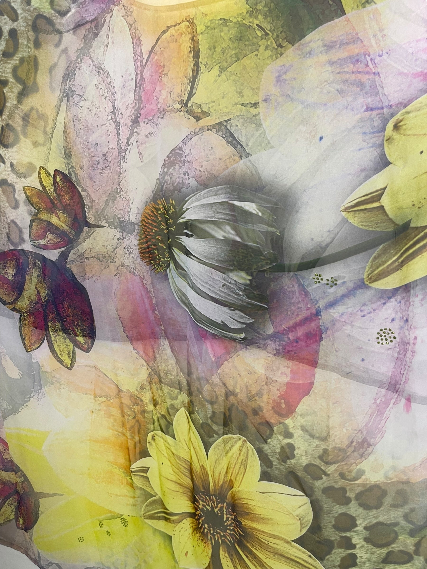 PREVIEW PRG8344 Sheer Avatar Pure Silk Hi Lo Top by DECEMBER2025 – Handmade ethical Hi Lo Top from sariKNOTsari using upcycled silk. Designed in Canada for travel and slow fashion, loved from Toronto to LA to Sydney.