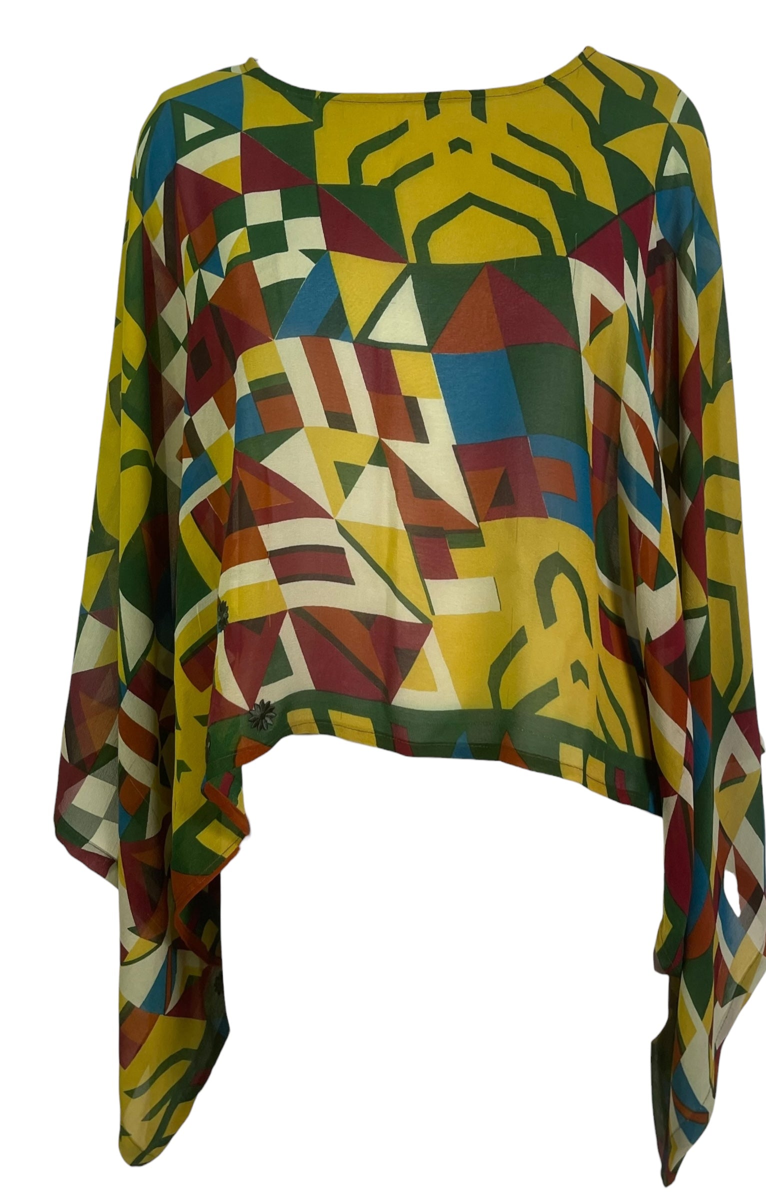 Releases Sunday at 8pm EST PRG8785 Wabi Sabi Pure Silk Kimono-Sleeved Top