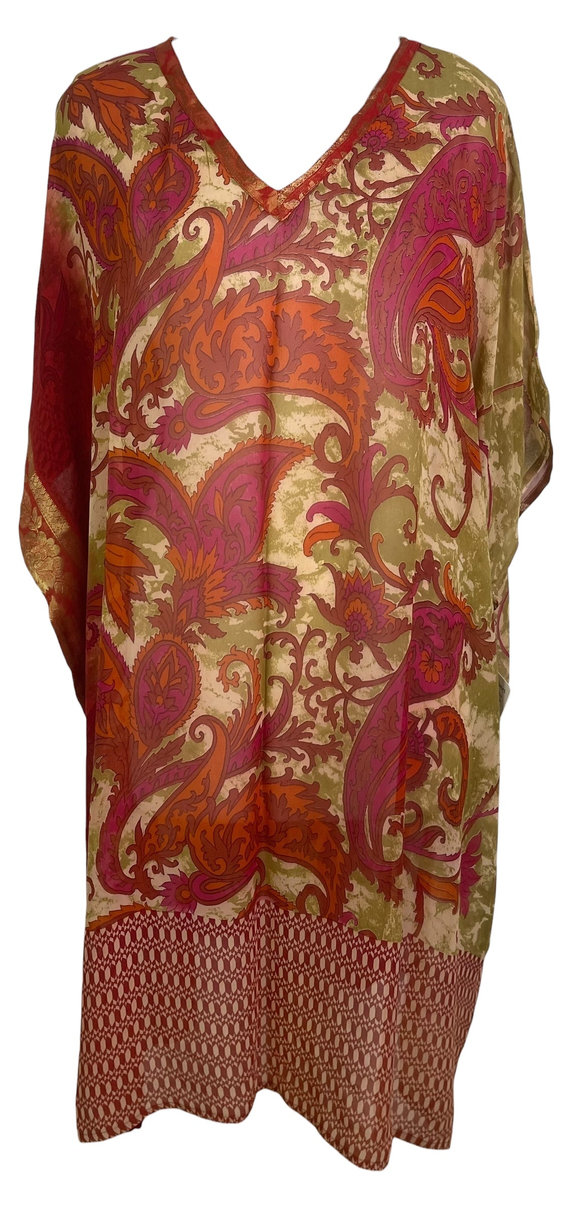 Releases Sunday at 8pm EST PRG8851 Sheer Avatar Pure Silk Midi Length Kaftan