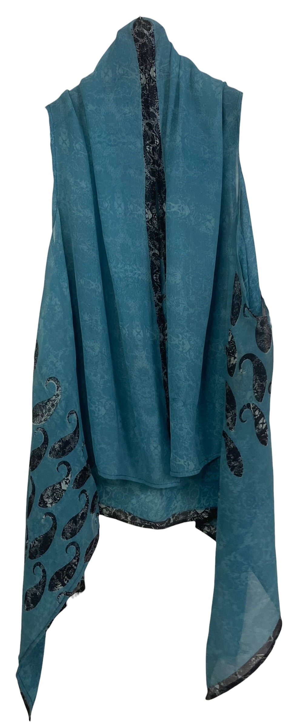 Releases Sunday at 8pm EST PRG9184 Sheer Wabi Sabi Pure Silk Versatile Vest