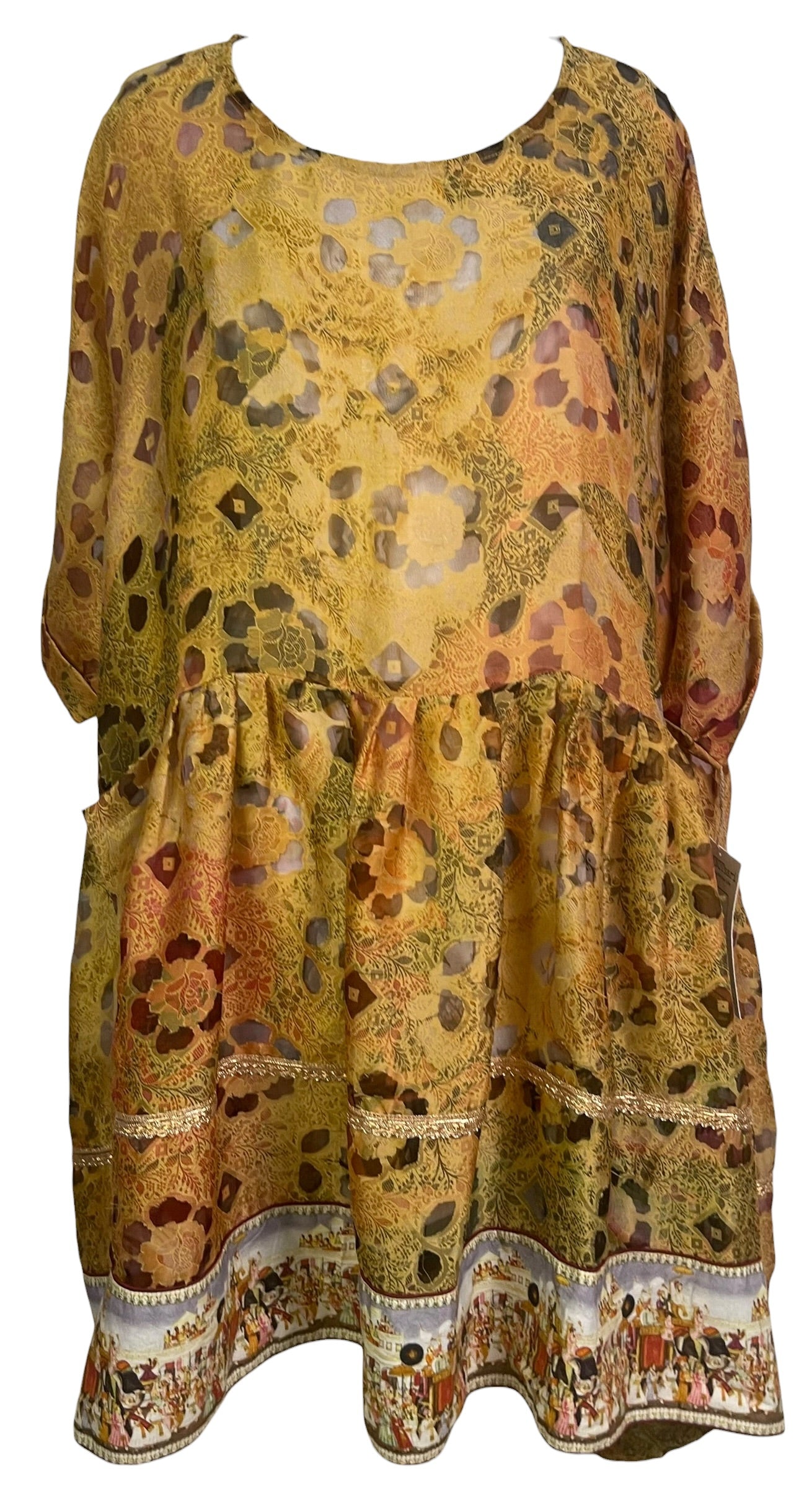 Releases Sunday at 8pm EST PRG9200 Sheer Wabi Sabi Pure Silk Boxy Babydoll Dress