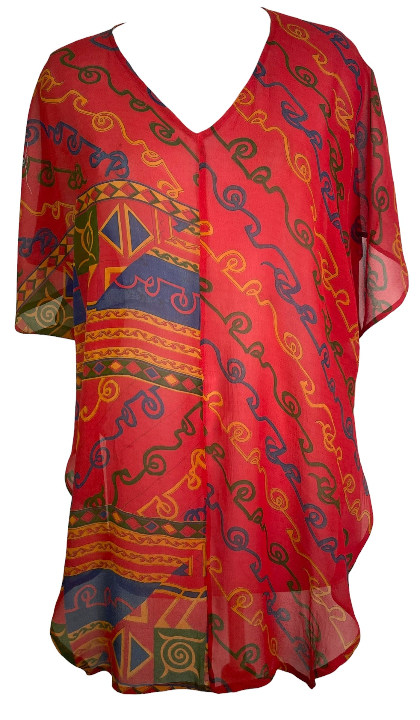 Releases Sunday at 8pm EST PRG9205 Sheer Wabi Sabi Pure Silk Waterfall Top